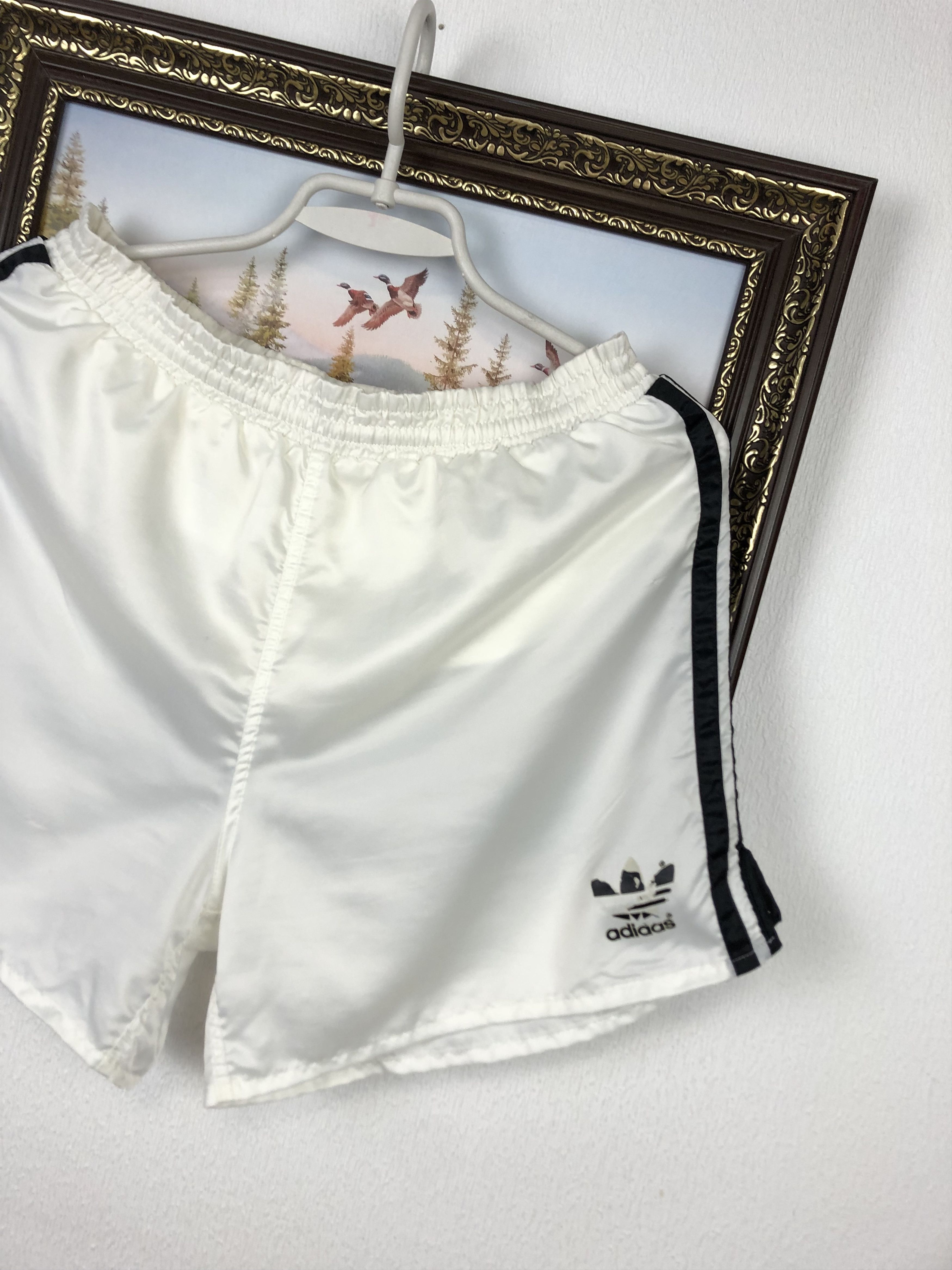 Adidas Vintage 90's Adidas Nylon Shorts Athletic Sport Run Y2K M Size US 32 / EU 48 - 2 Thumbnail