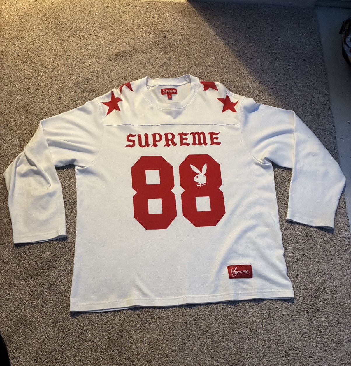 Playboy × Supreme Supreme x Playboy Long Sleeve Football Top Size US XL / EU 56 / 4 - 1 Thumbnail