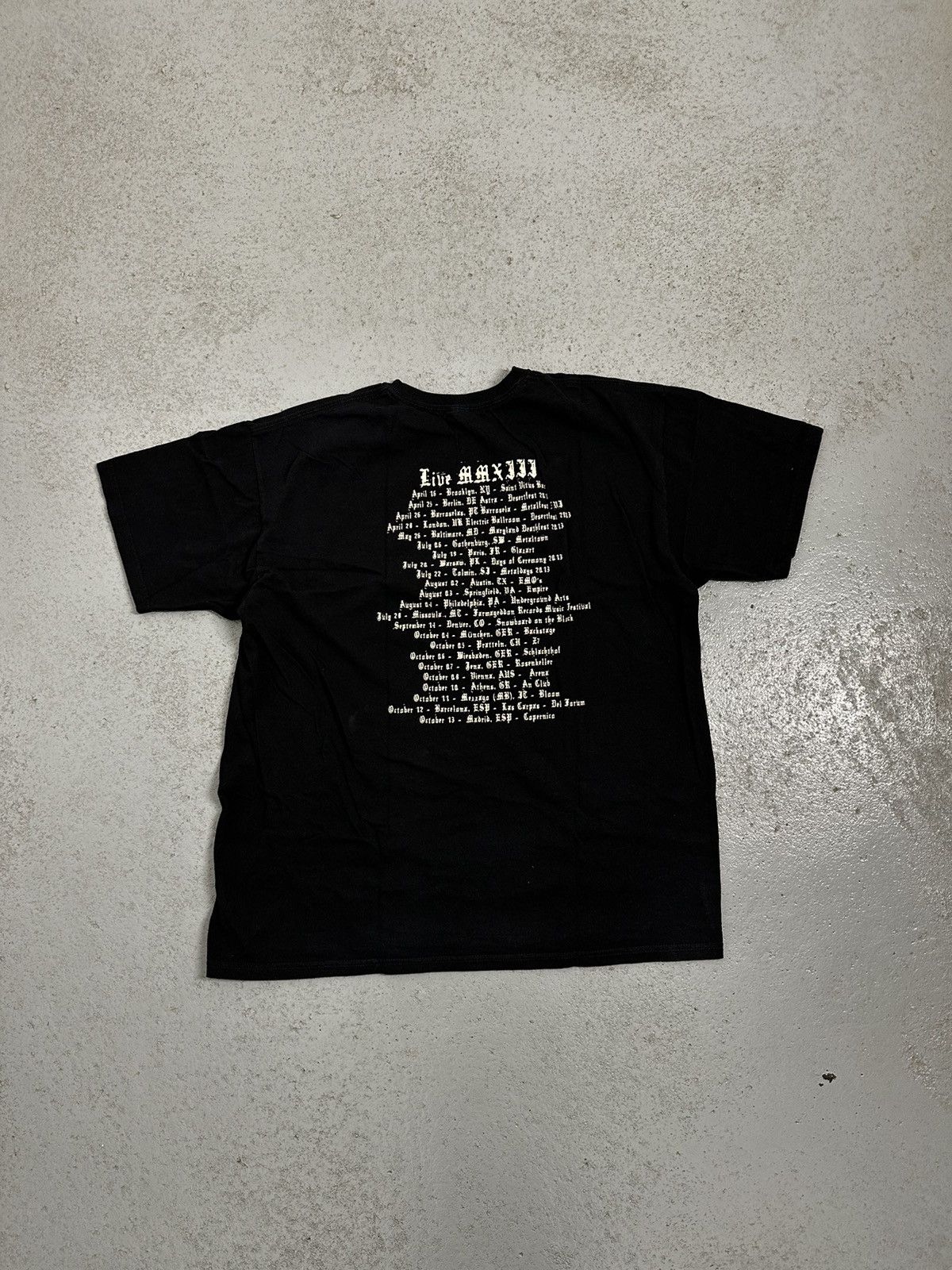 Band Tees Pentagram 2013 Tour Vitus Sleep T-Shirt Size US XL / EU 56 / 4 - 8 Thumbnail
