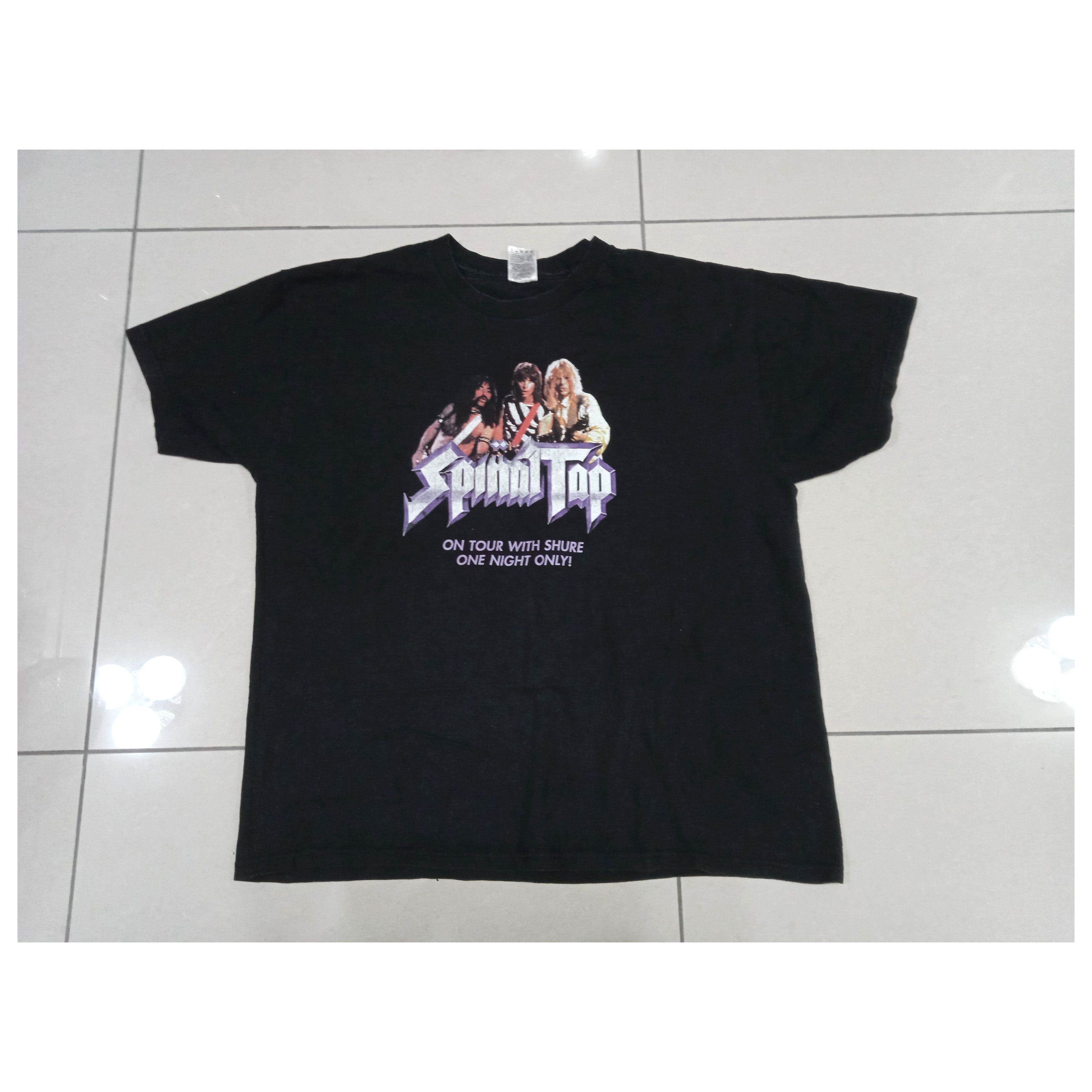 Image of Movie x Vintage 2000S Spinal Tap 2001 T-Shirt in Black, Men's (Size XL)