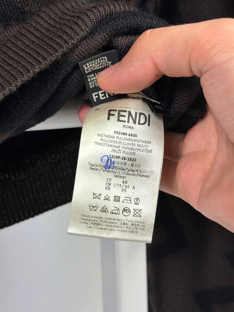 Fendi Vintage FENDI Zucca Monogram Knitwear Sweater Size US M / EU 48-50 / 2 - 7 Thumbnail