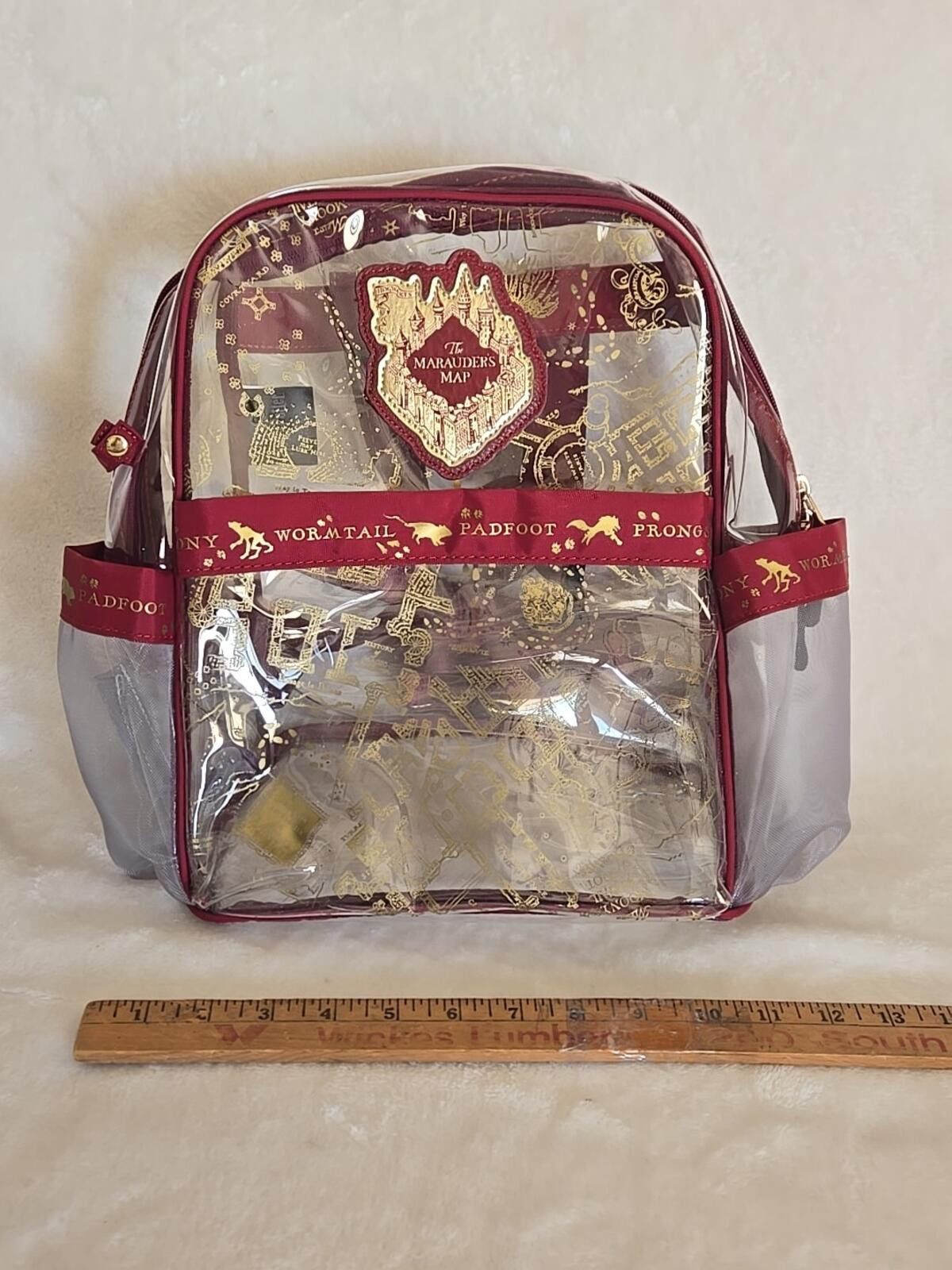 Disney Harry Potter Marauders Map Backpack Bag New Transparent Size ONE SIZE - 4 Thumbnail