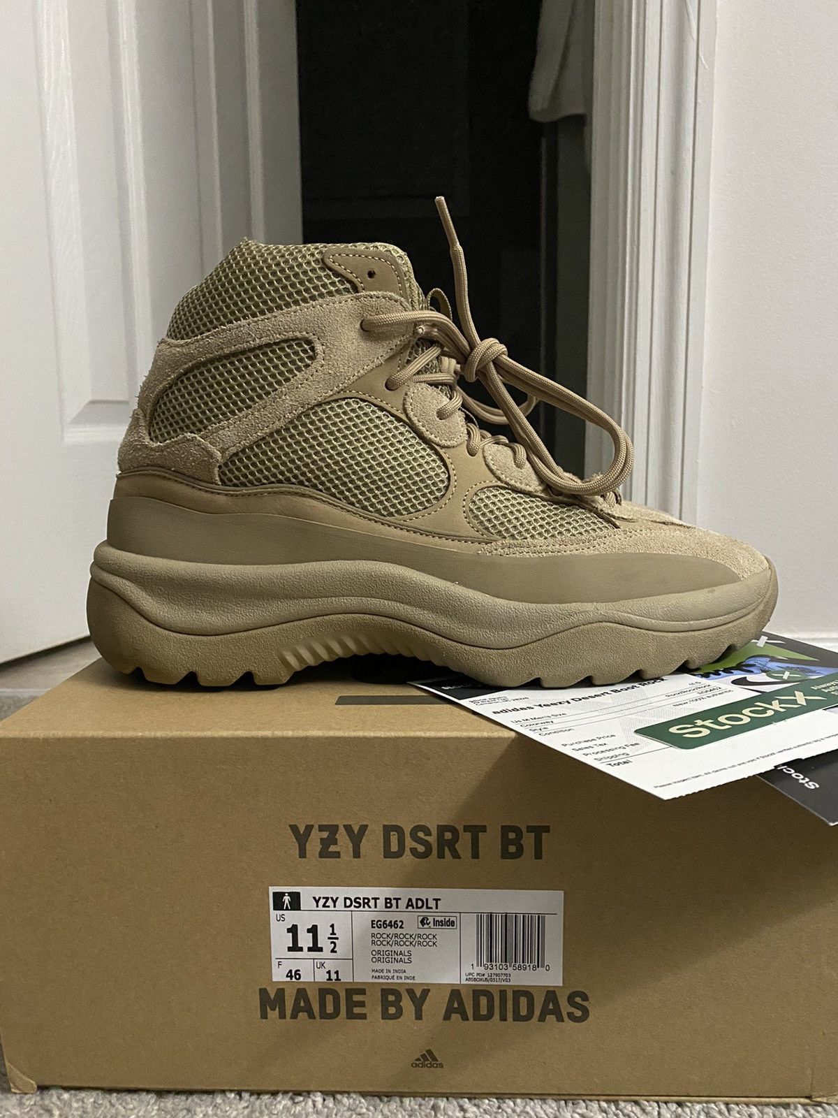Adidas  Kanye West Yeezy Desert Boot Adidas Rock | Grailed