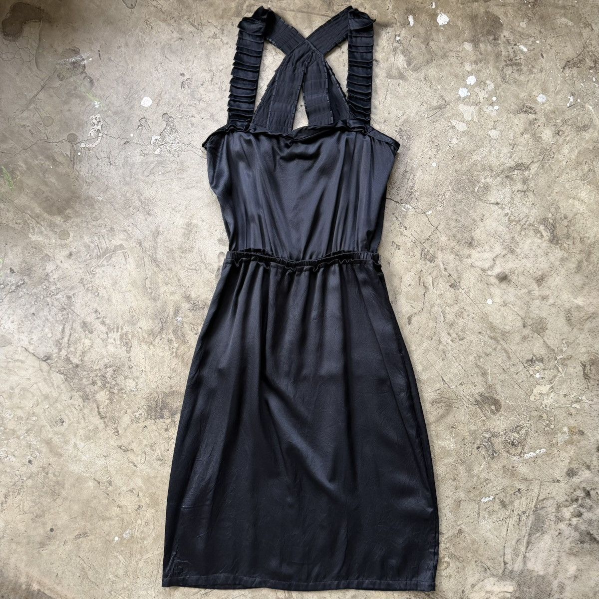 Yves Saint Laurent Yves Saint Laurent - Rive Gauche - 2007 Silk Bow Tie Dress Size S / US 4 / IT 40 - 1 Thumbnail