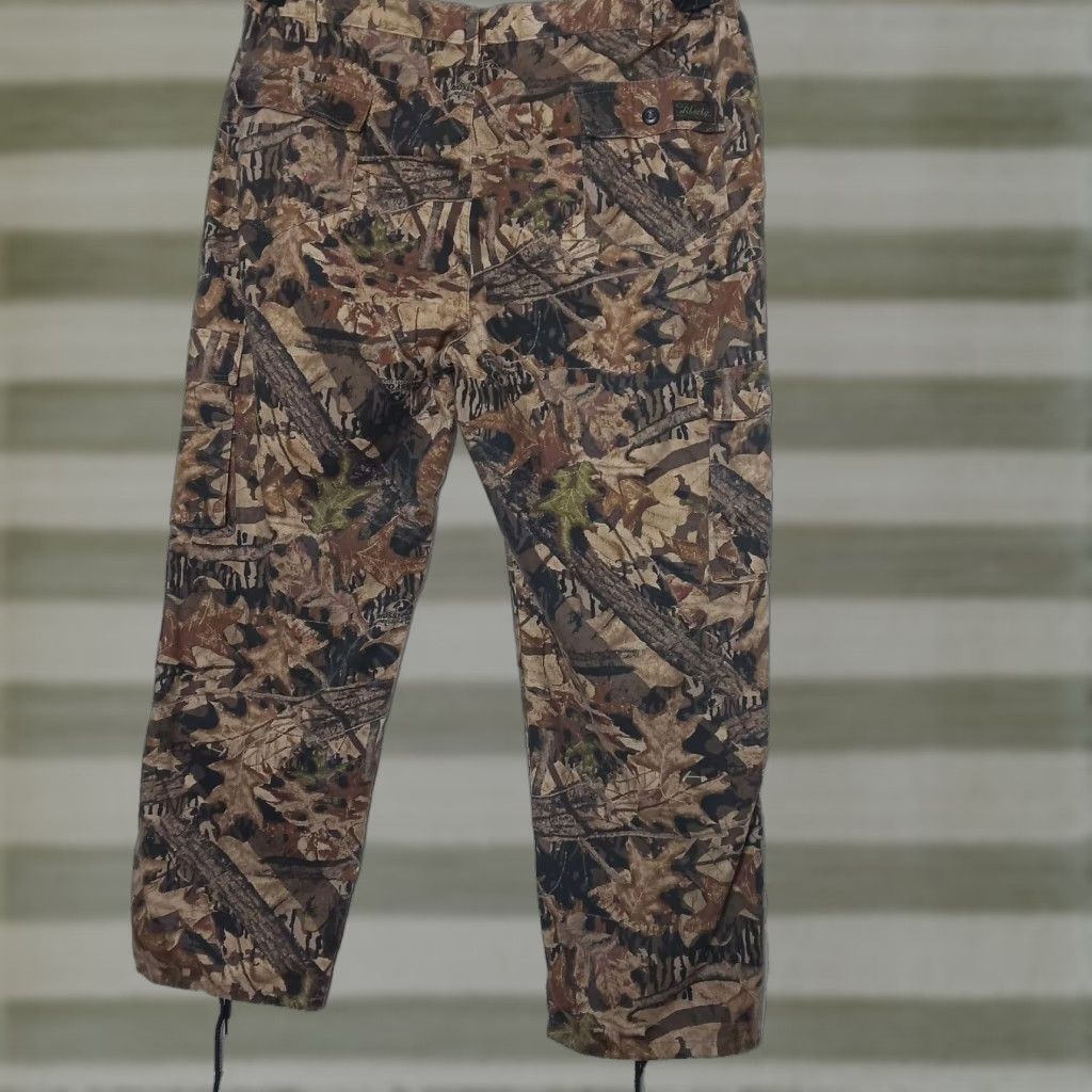 AMO VINTAGE Camo Cargo Pants Men 2XL Regular Rugged Break Up Mossy Oak Cargo Hunt Outdoors Camouflage Pants Mens Size US 39 - 1 Thumbnail