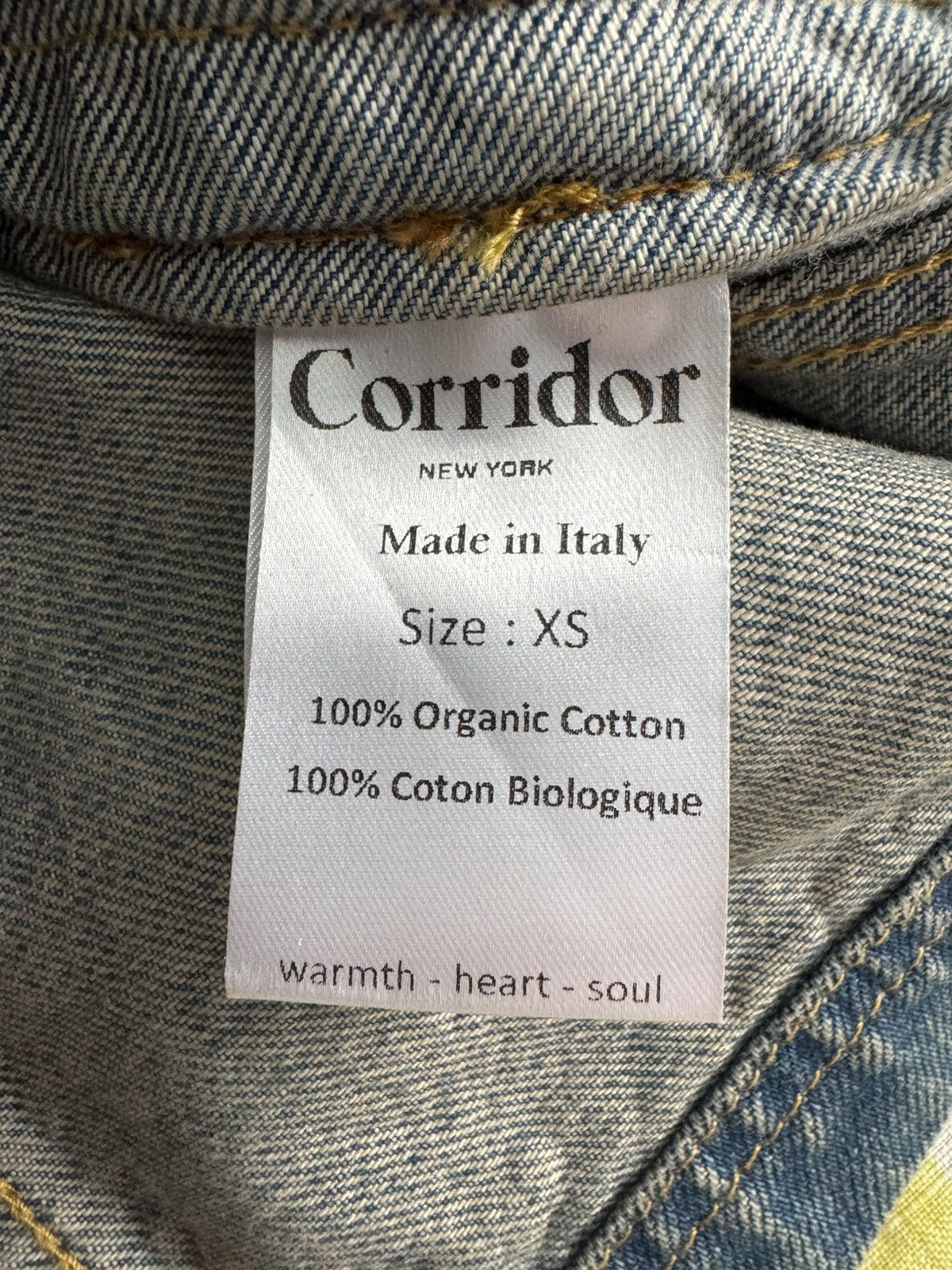 Corridor Corridor - Made in Italy Organic Cotton Denim Jacket XS NWT Size US XS / EU 42 / 0 - 24 Thumbnail
