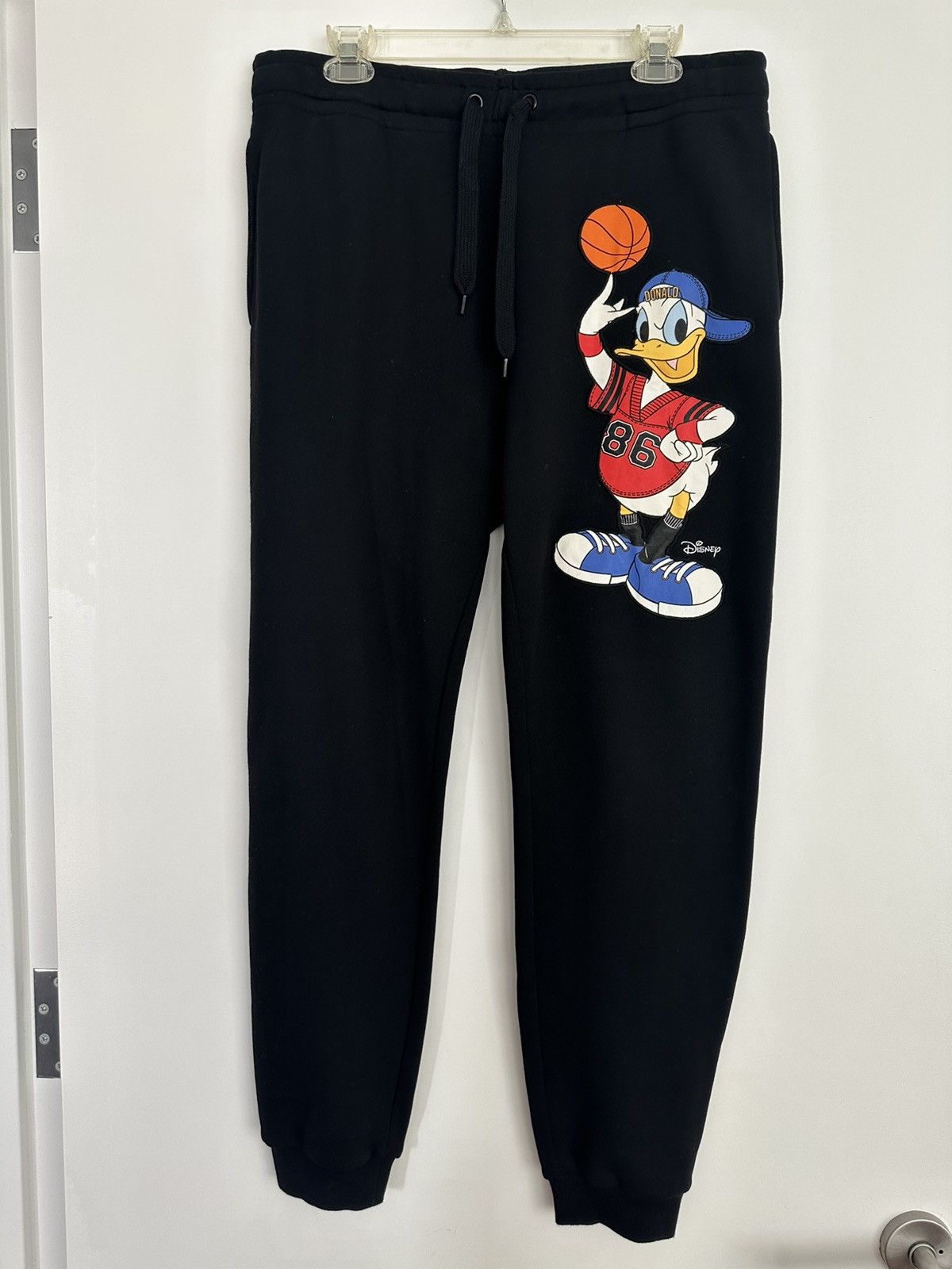 H&M × Moschino Moschino Donald Duck Sweatpants Size US 33 - 1 Thumbnail