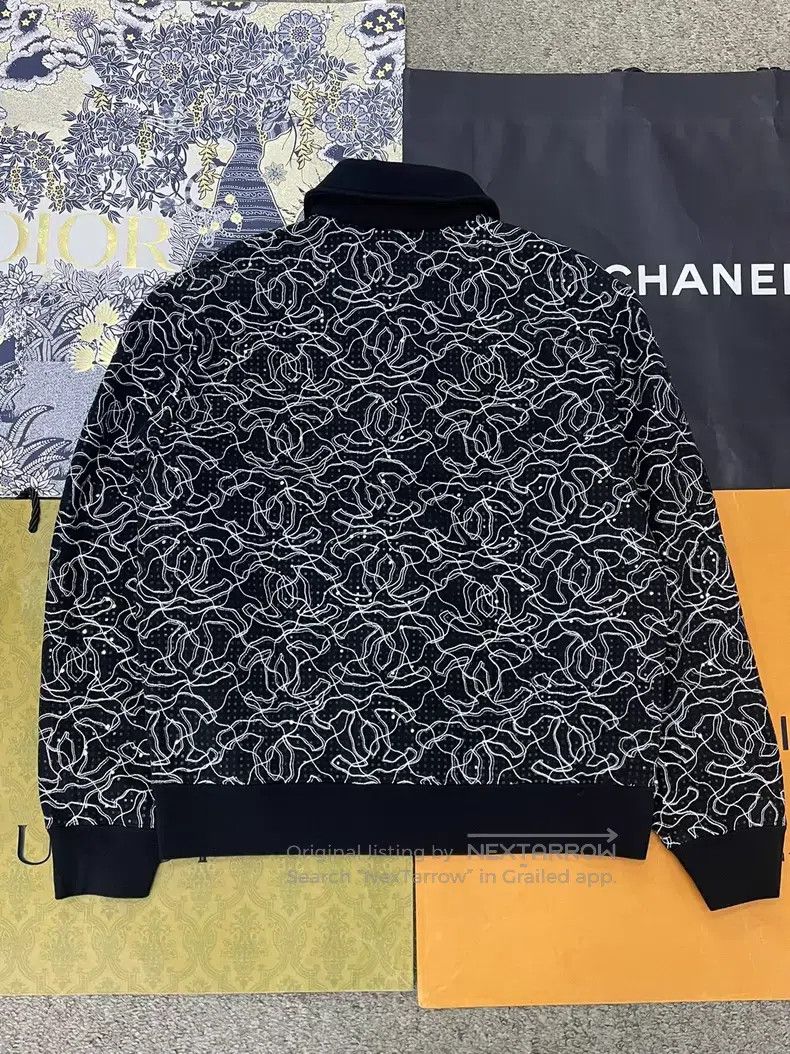 Chanel Chanel 25C black full logo printed sweatshirt Size XS / US 0-2 / IT 36-38 - 3 Thumbnail
