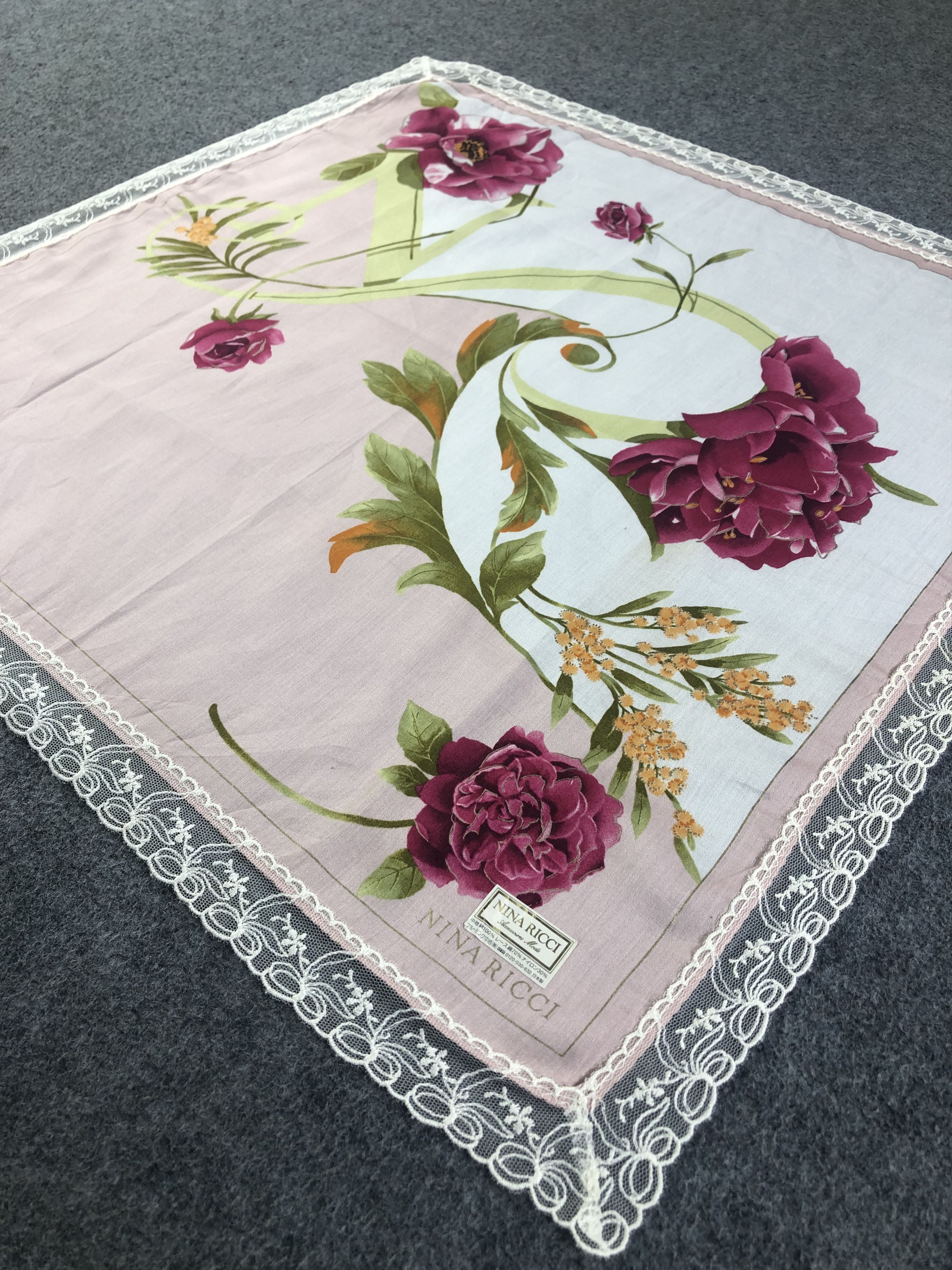 Nina Ricci × Vintage Nina Ricci Handkerchief / Bandana / Neckerchief Size ONE SIZE - 4 Thumbnail