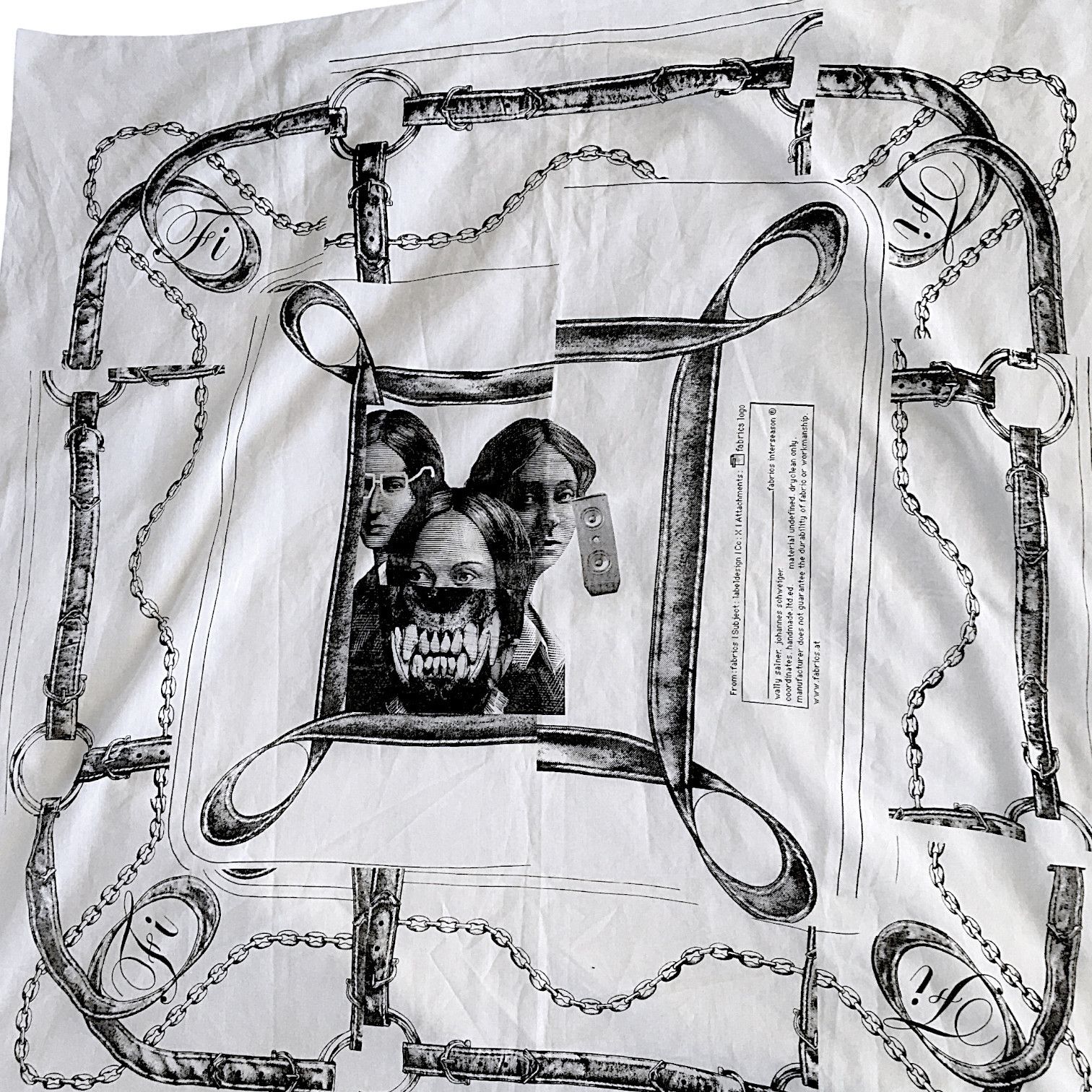 Vintage Fabrics Interseason Archive Scarf – FW 2004-05 "Adhocracy" Size ONE SIZE - 1 Thumbnail