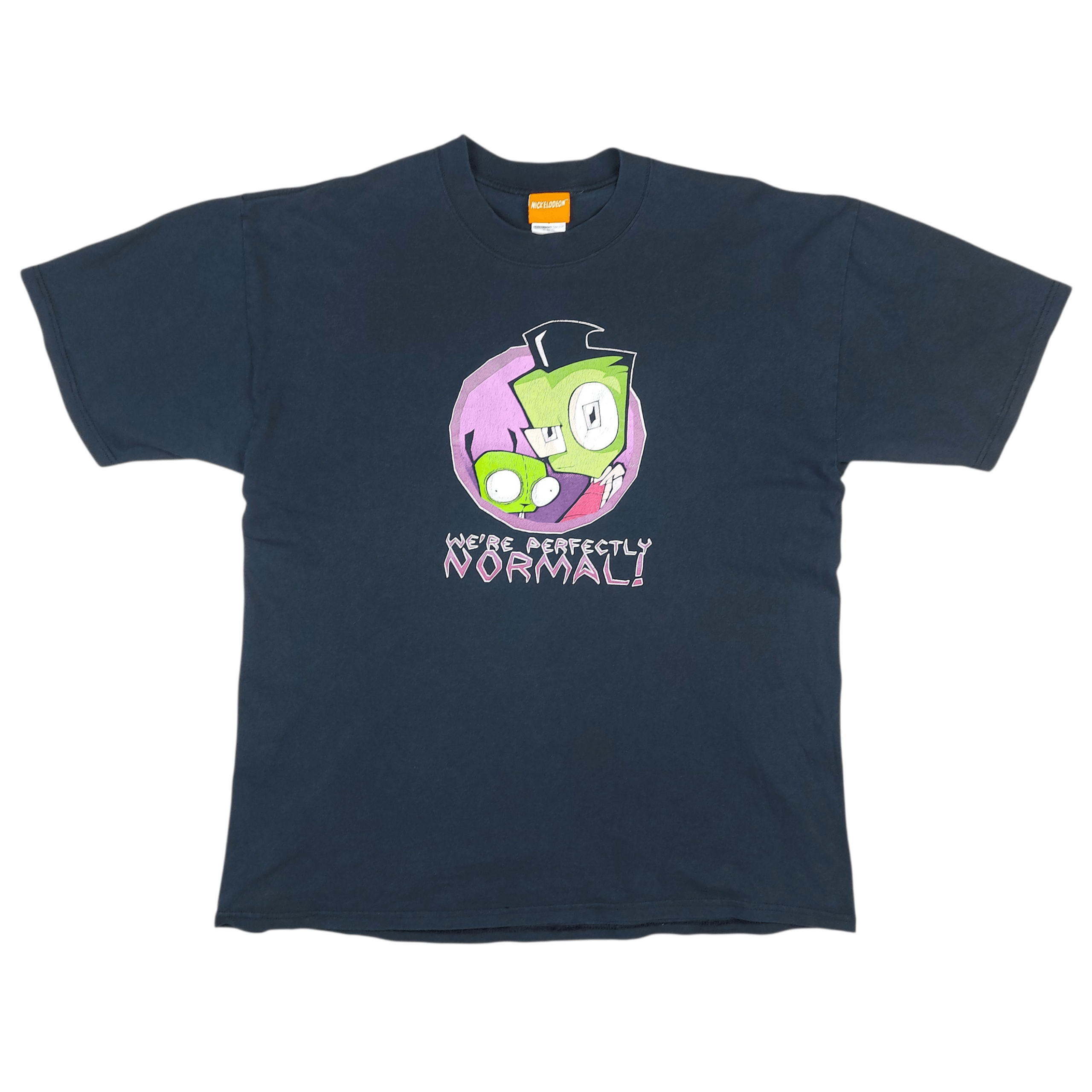 Nickelodeon Vintage 2004 Nickelodeon Invader Zim We're Perfectly TEE Size US XL / EU 56 / 4 - 1 Thumbnail