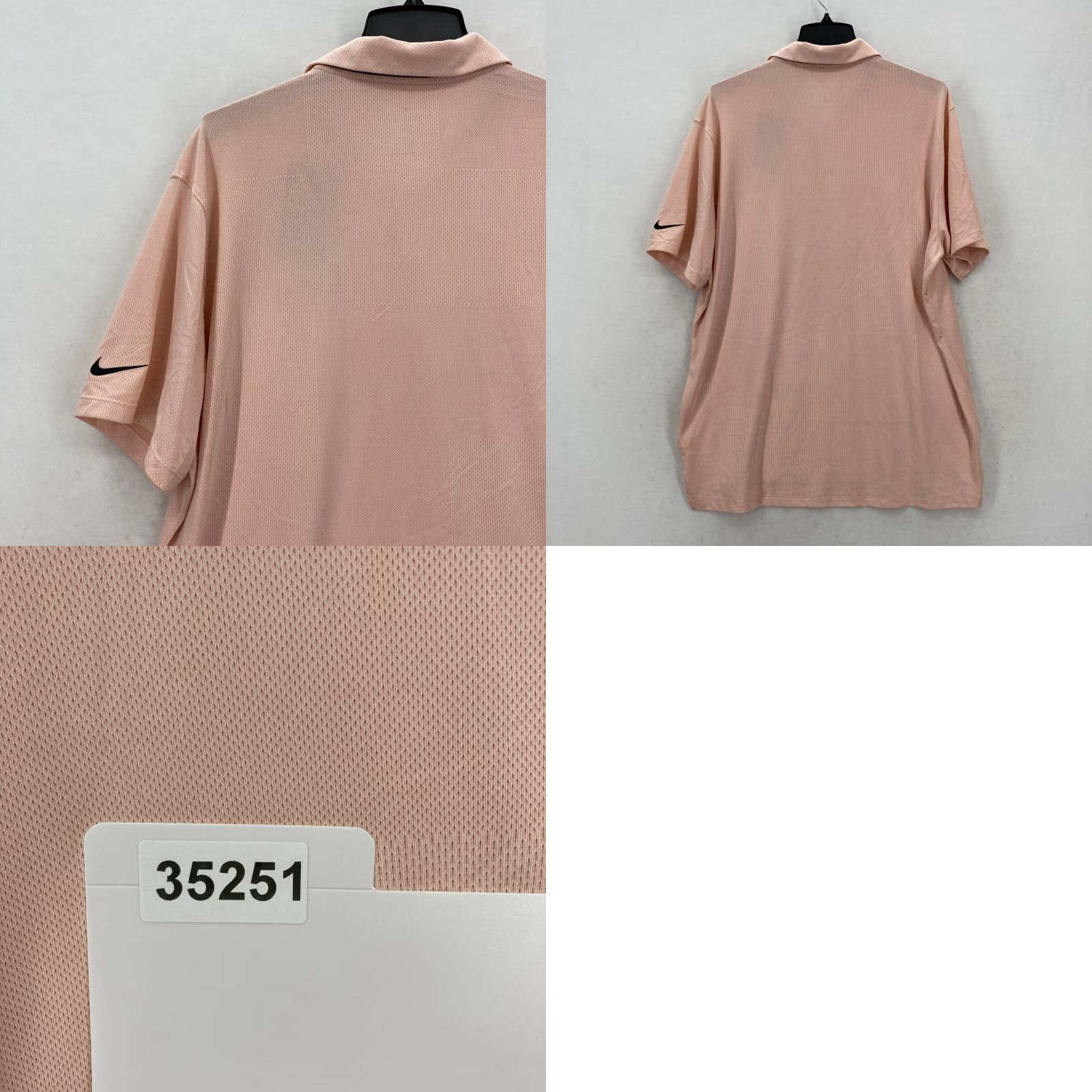 Nike Nike Golf Vapor Jacquard Polo Shirt Mens XL Artic Orange PGA Ocean Course Preppy Size US XL / EU 56 / 4 - 9 Thumbnail