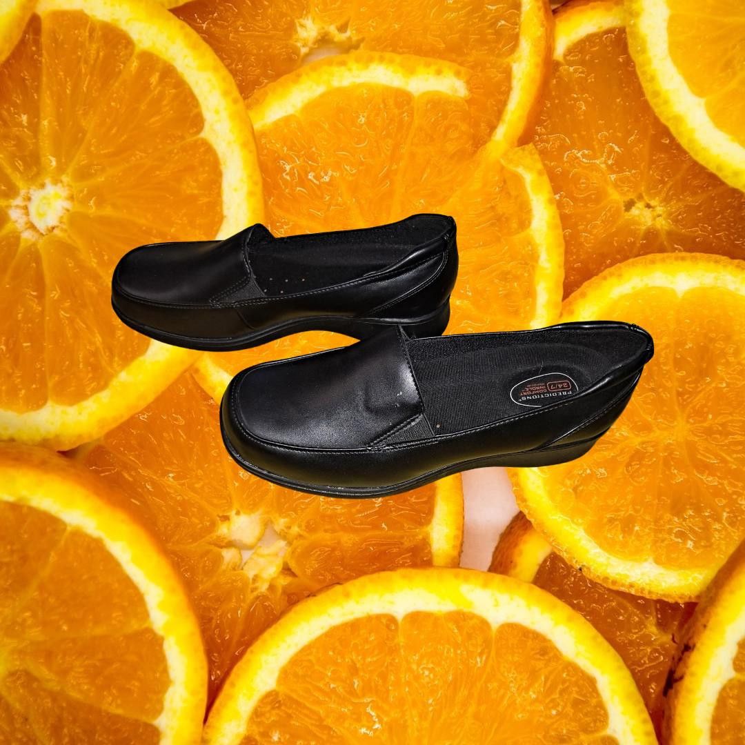 Other Predictions Black Comfort Insole Safe Step Black Loafers Siz Size US 9 / IT 39 - 1 Thumbnail
