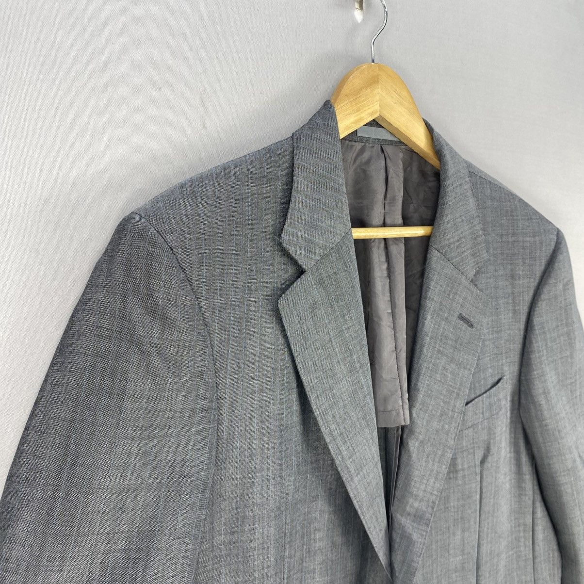 Burberry Burberry London Classic Grey Wool Blazer Jacket Size US L / EU 52-54 / 3 - 2 Thumbnail
