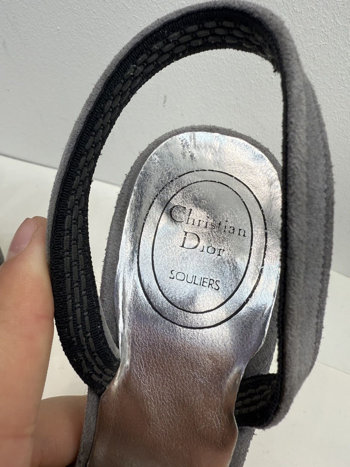 Christian Dior Monsieur × Dior × John Galliano 00's Christian Dior Souliers by John Galliano Crystals Heels Size US 5.5 / IT 35.5 - 2 Thumbnail