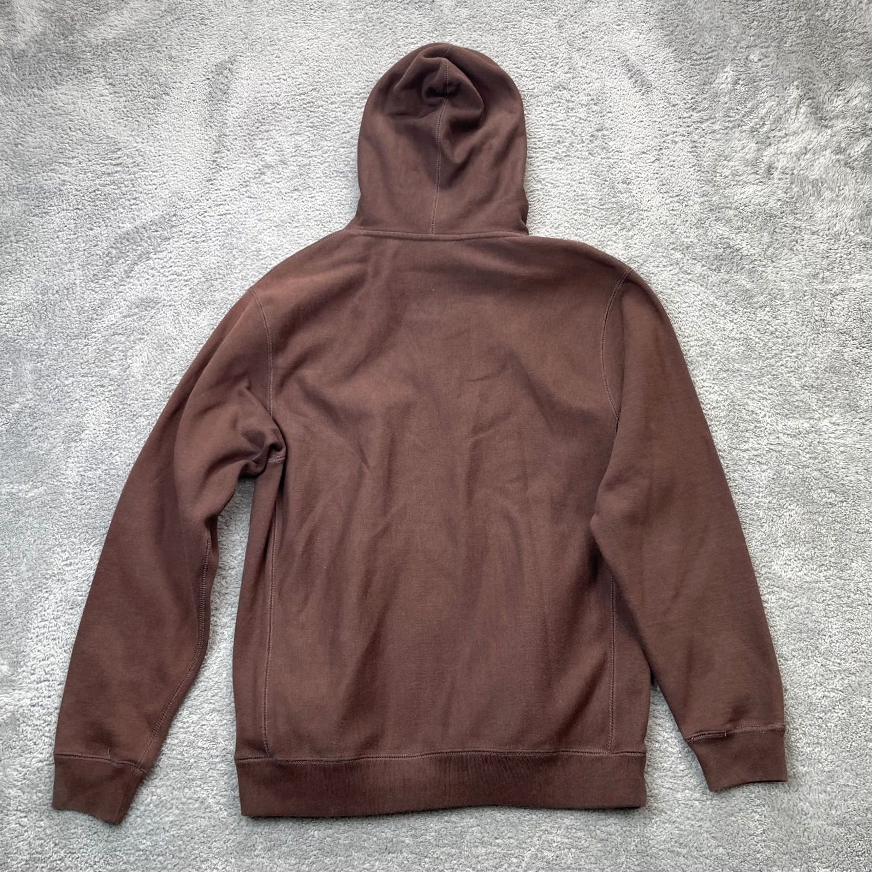 Palace VINTAGE Shoe Palace Hoodie Mens L Brown Pullover Hoodie with Hooded, Lined, Pockets, Drawstring, Crew Neck, City, Classic, Preppy Size US L / EU 52-54 / 3 - 2 Thumbnail