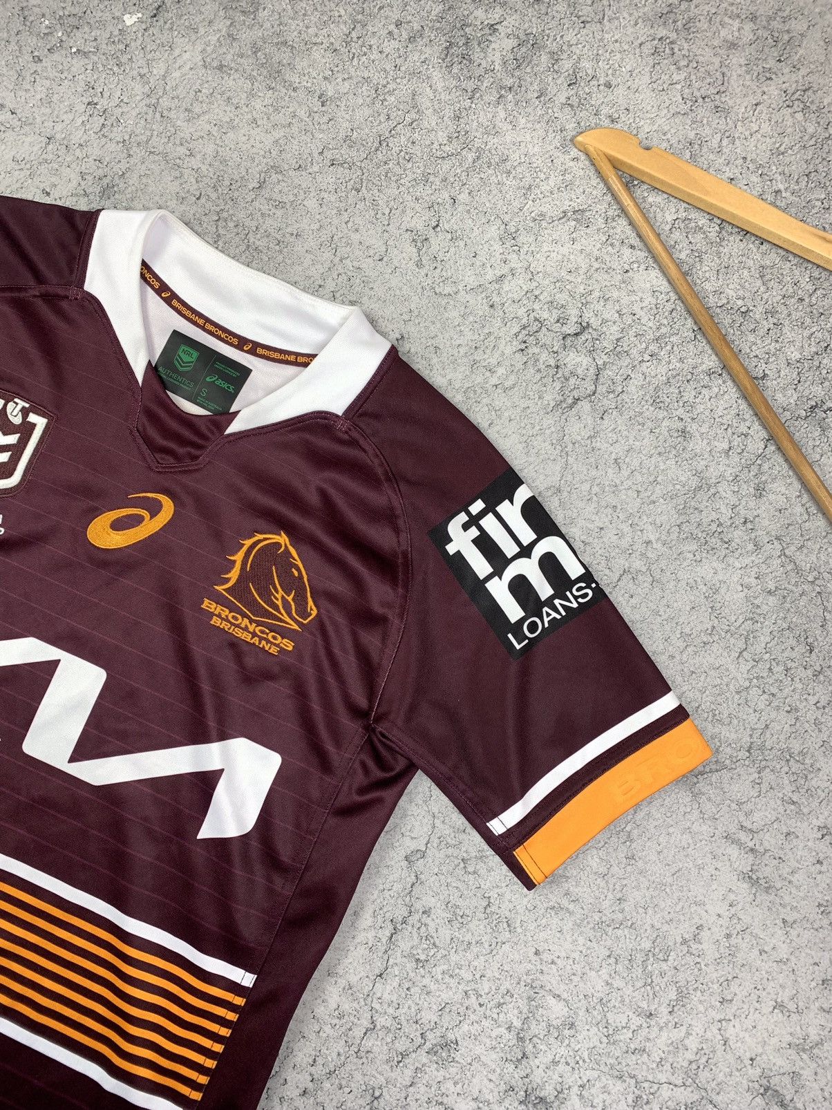 Other Asics Brisbane Broncos NRL 2022 Home Rugby Jersey Size S Size US S / EU 44-46 / 1 - 5 Thumbnail