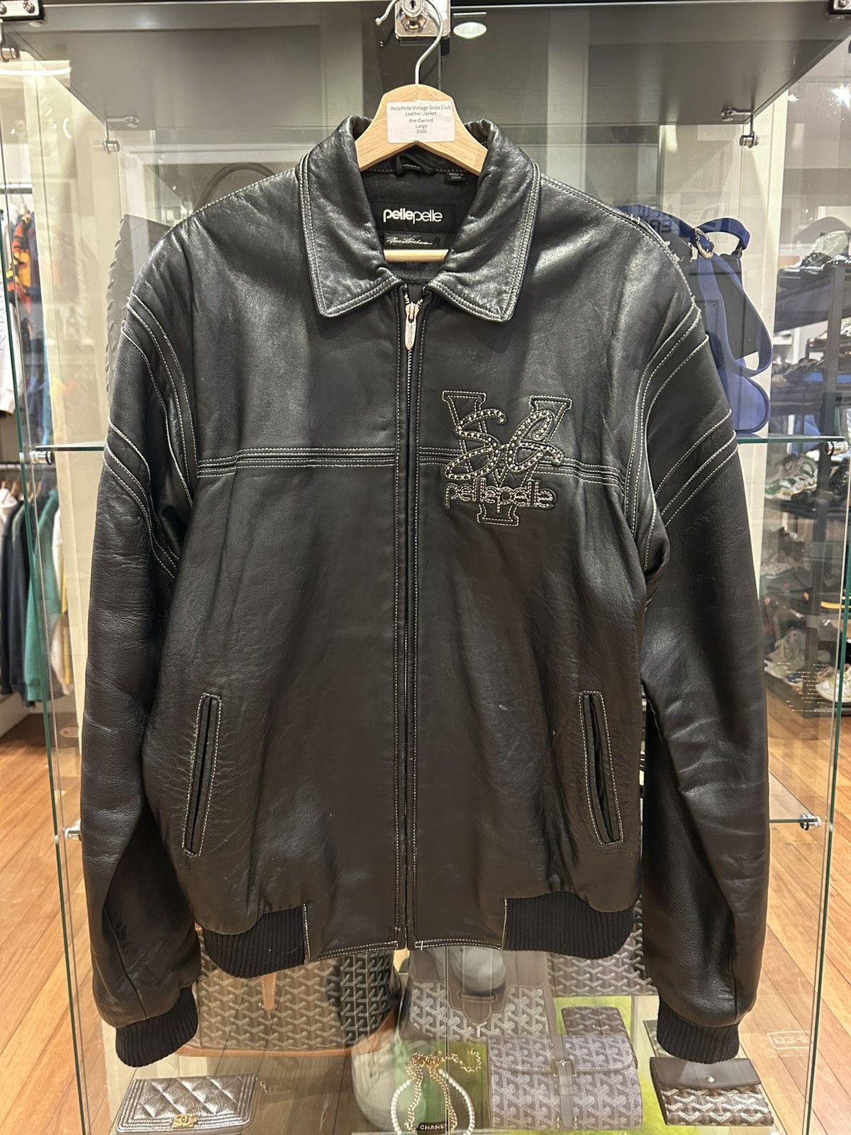 Pelle Pelle Pelle Pelle Vintage Soda Club Leather Jacket Size US L / EU 52-54 / 3 - 1 Thumbnail