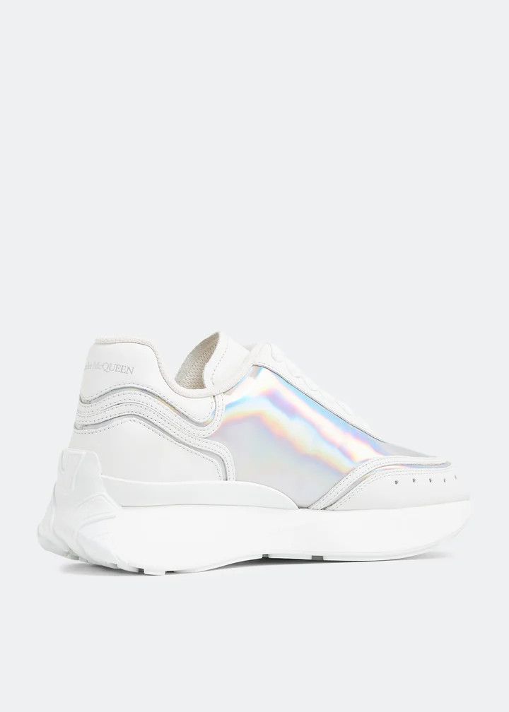 Alexander McQueen o1w1db10925 Sprint Runner in White Size US 5 / IT 35 - 2 Thumbnail