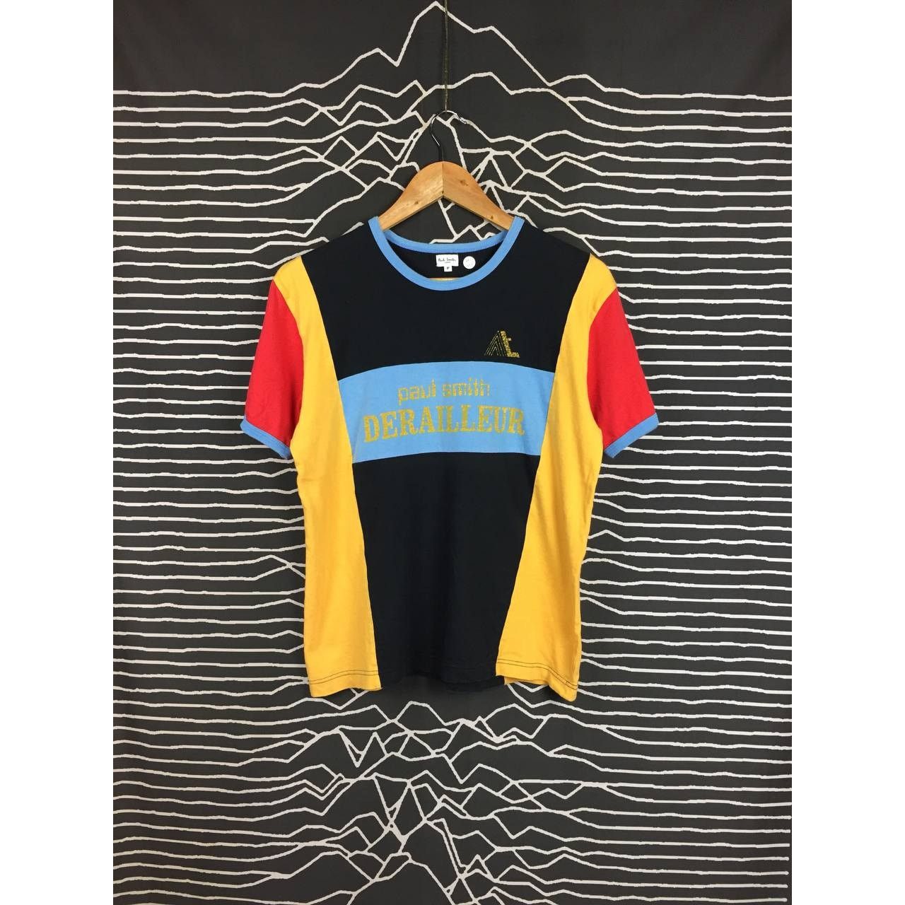 Paul Smith Paul Smith London DERAILLEUR Spell Out Logo Color Block Tee Size US M / EU 48-50 / 2 - 2 Thumbnail