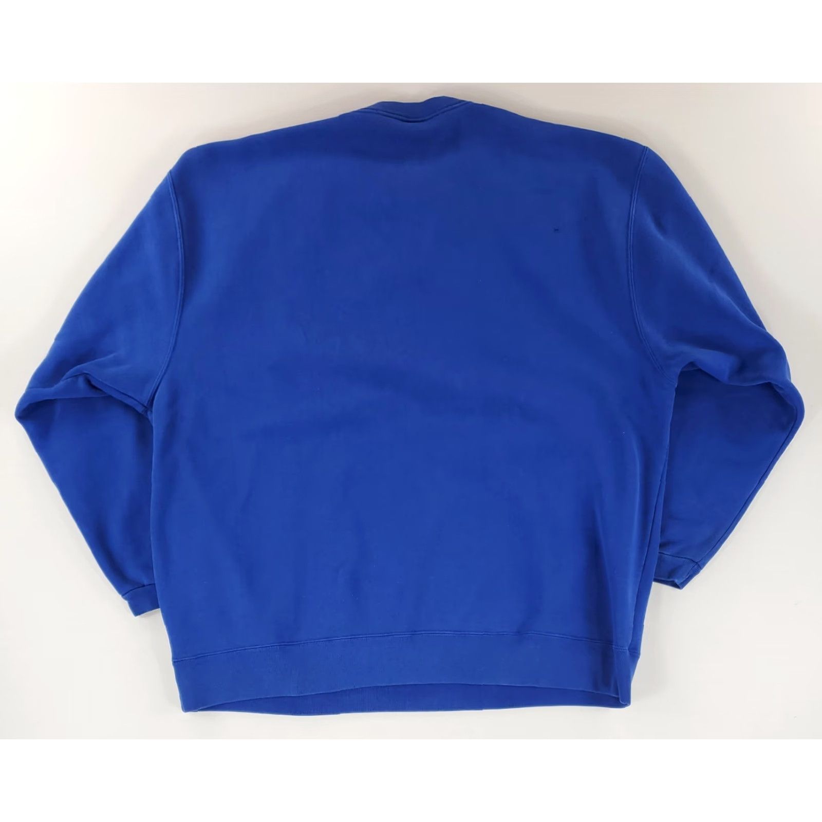 Nike VINTAGE Nike University Kansas Jayhawks Sweatshirt Center Swoosh Blue Mens XXL 2XL Size US XXL / EU 58 / 5 - 4 Thumbnail