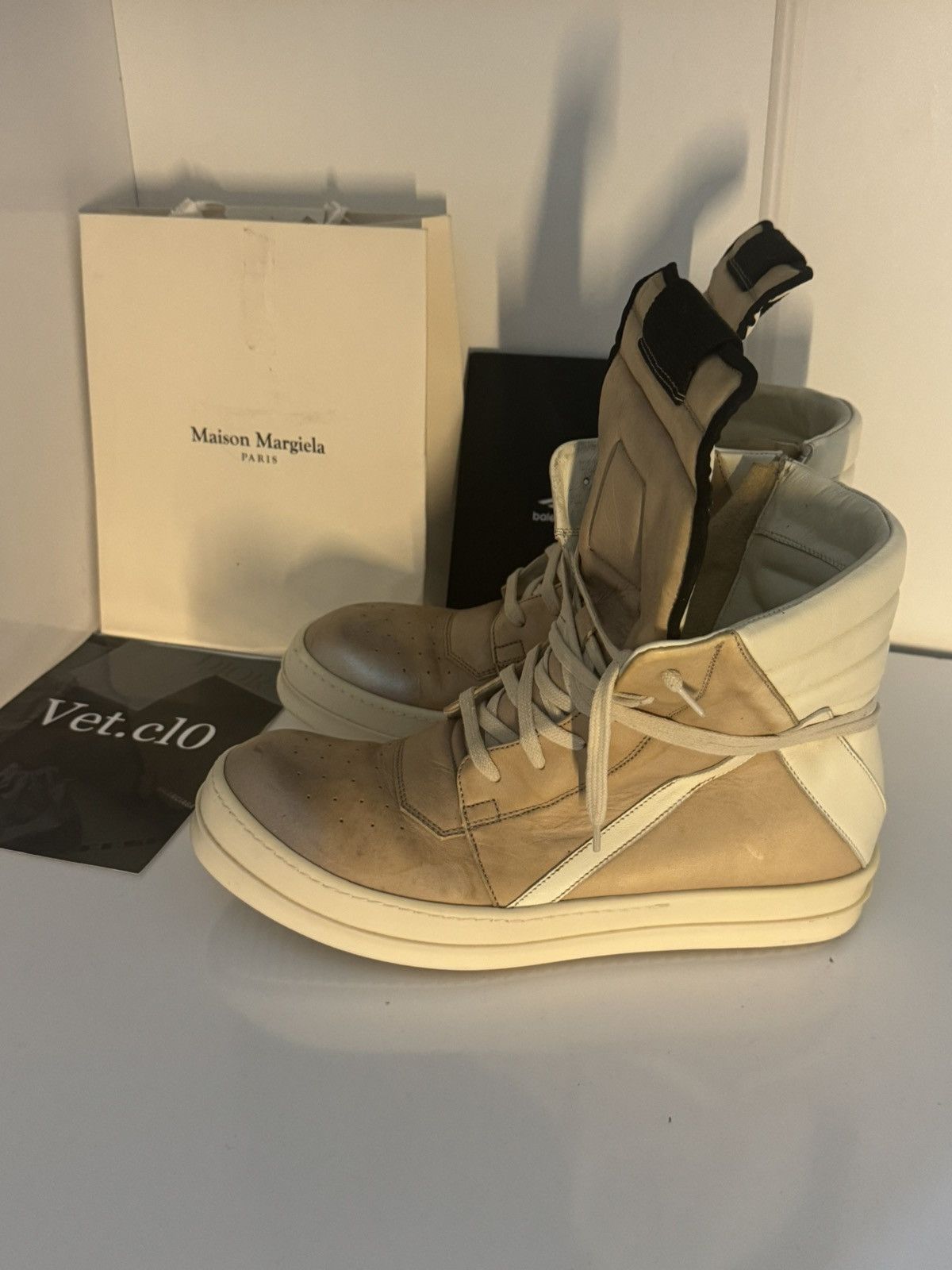 Rick Owens ✅Rick Owens Geobasket Gold 43 Size US 10 / EU 43 - 1 Thumbnail
