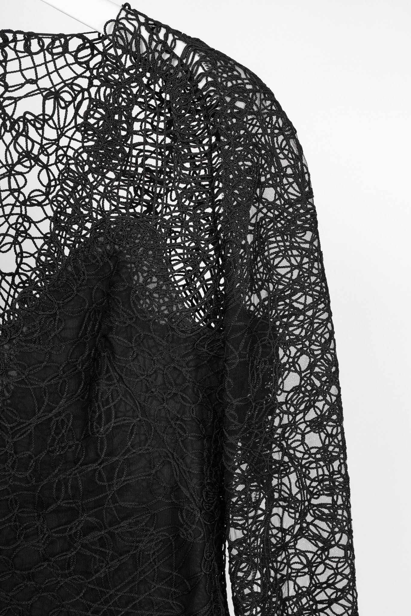 Tom Ford Tom Ford Black Soutache-Embroidered Long-Sleeve Top Size M / US 6-8 / IT 42-44 - 4 Thumbnail