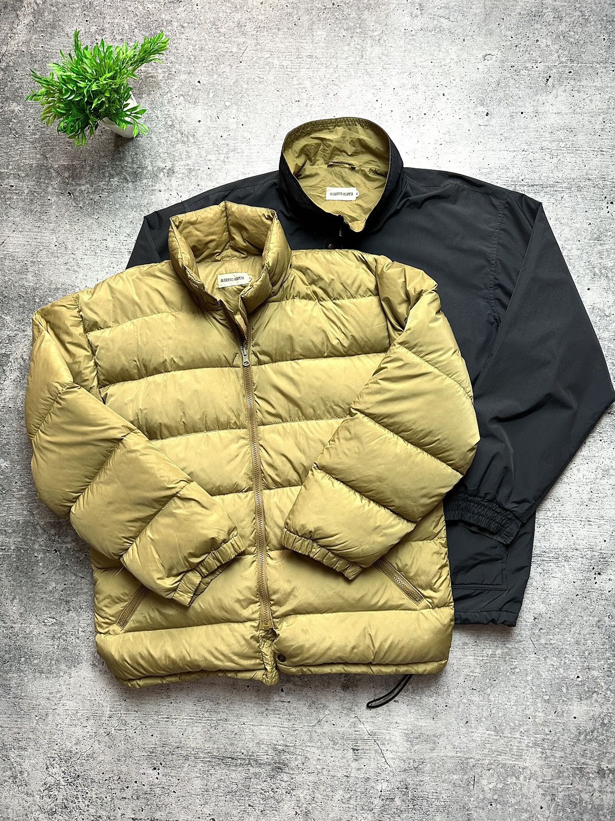 Vintage 90s Alberto Aspesi Goose Down 2 in 1 Puffer Jacket