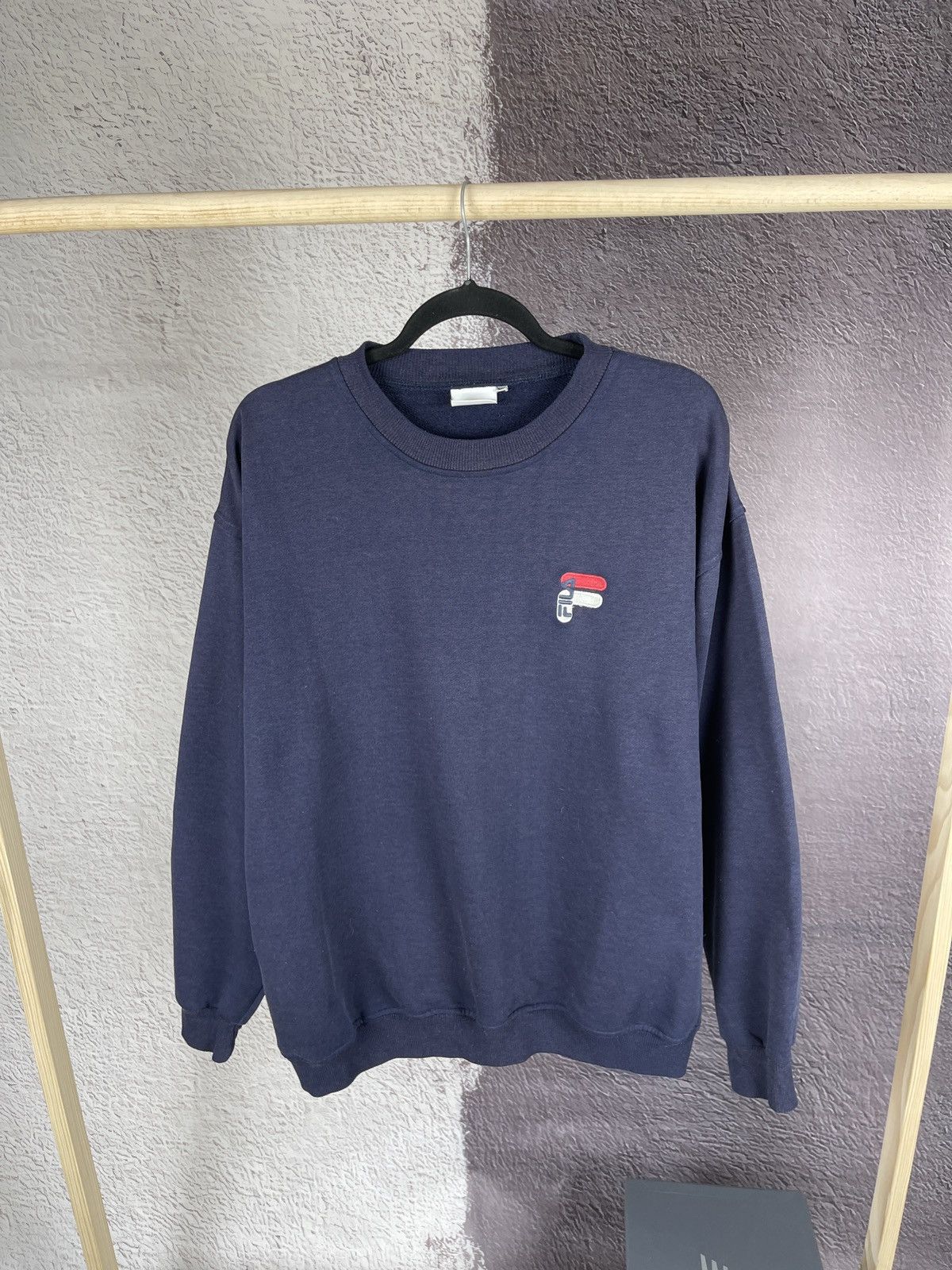 Fila Fila vintage faded small logo sweatshirt Size US XL / EU 56 / 4 - 1 Thumbnail