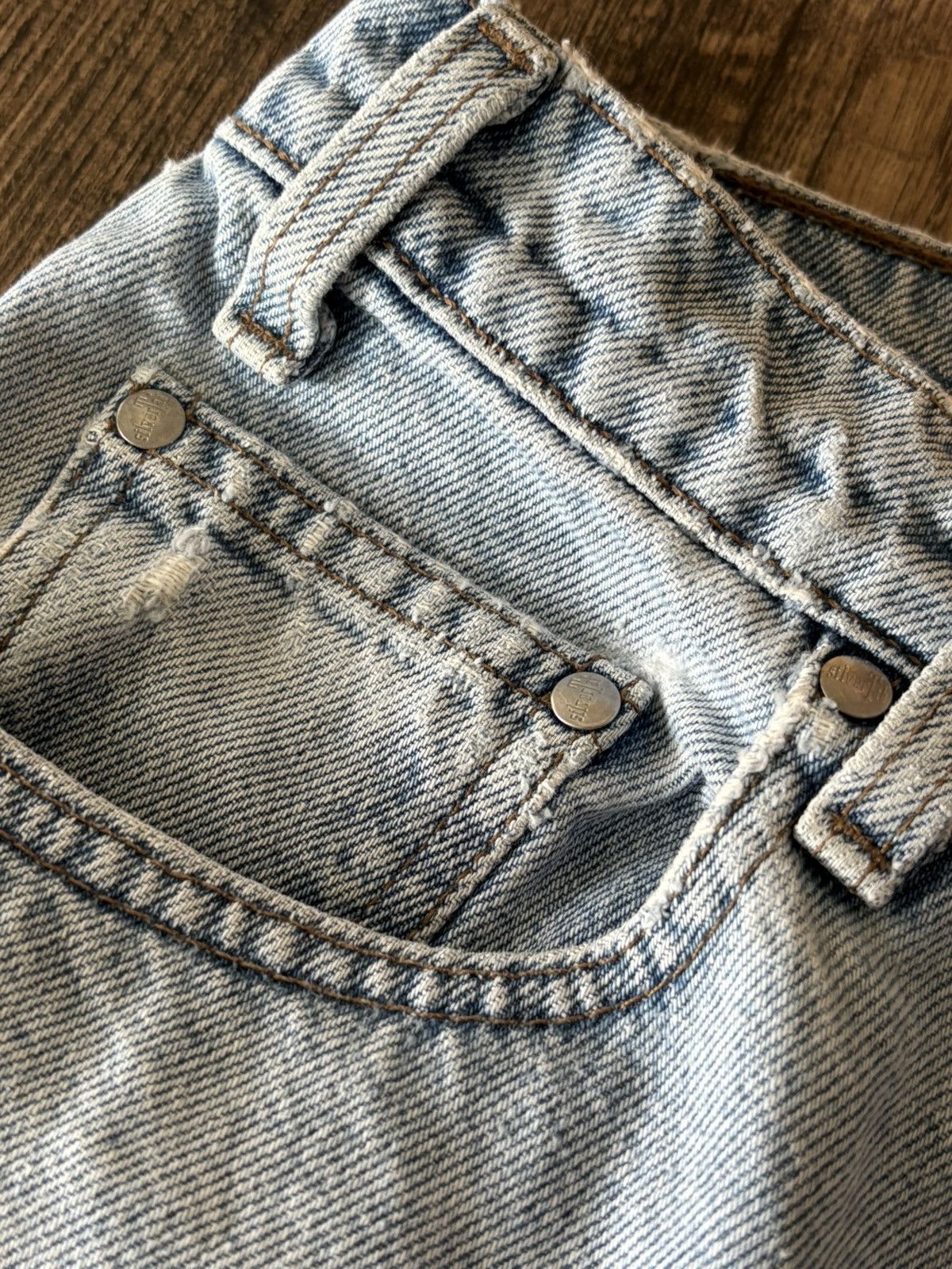 Levi's Vintage Clothing 90s Levis Silver-tab 33x31 Baggy Denim Cut Hem Size US 33 - 8 Thumbnail