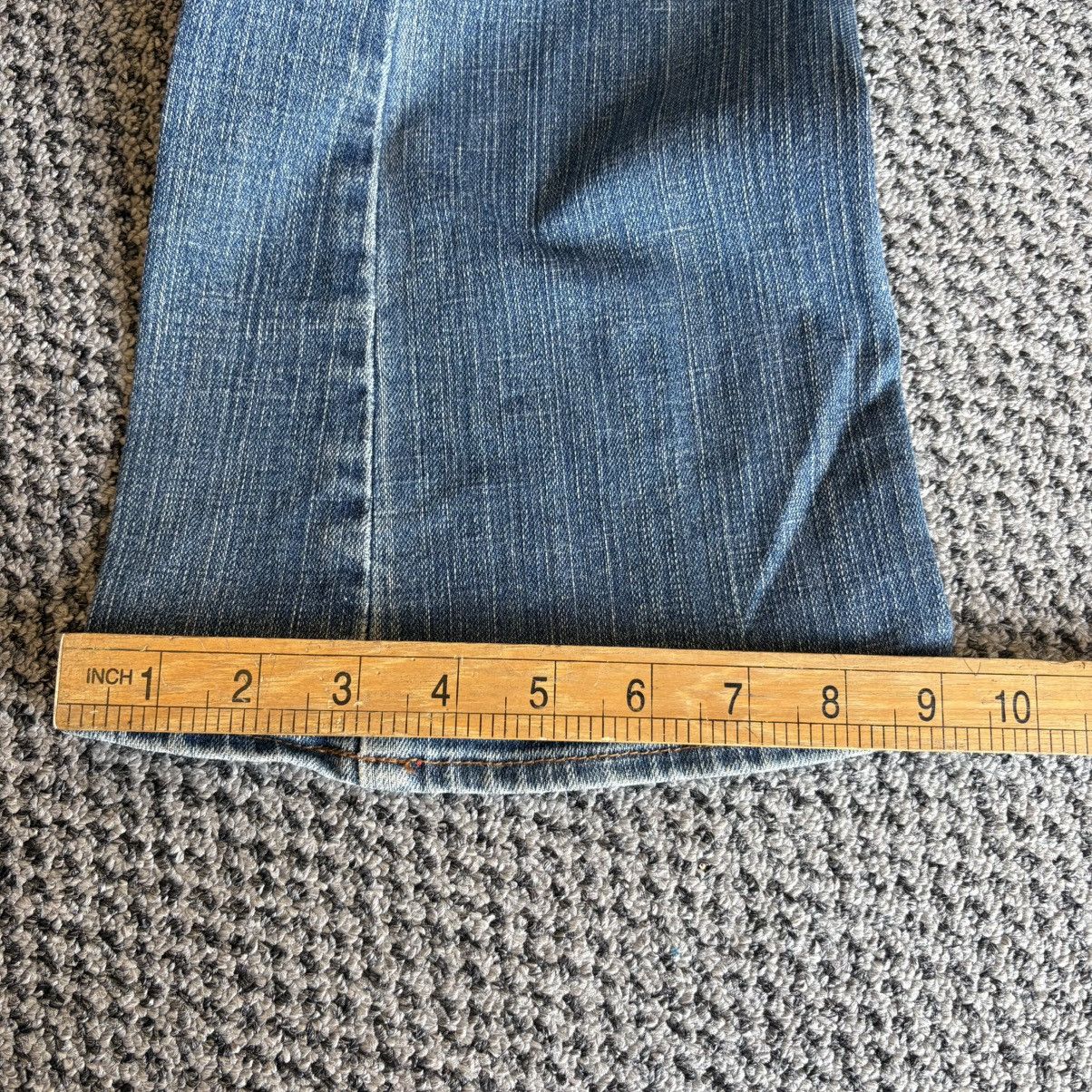 If Six Was Nine Flare Cargo Jeans Blue Denim Georgia Love Size 26’ Size 26" / US 2 / IT 38 - 22 Thumbnail