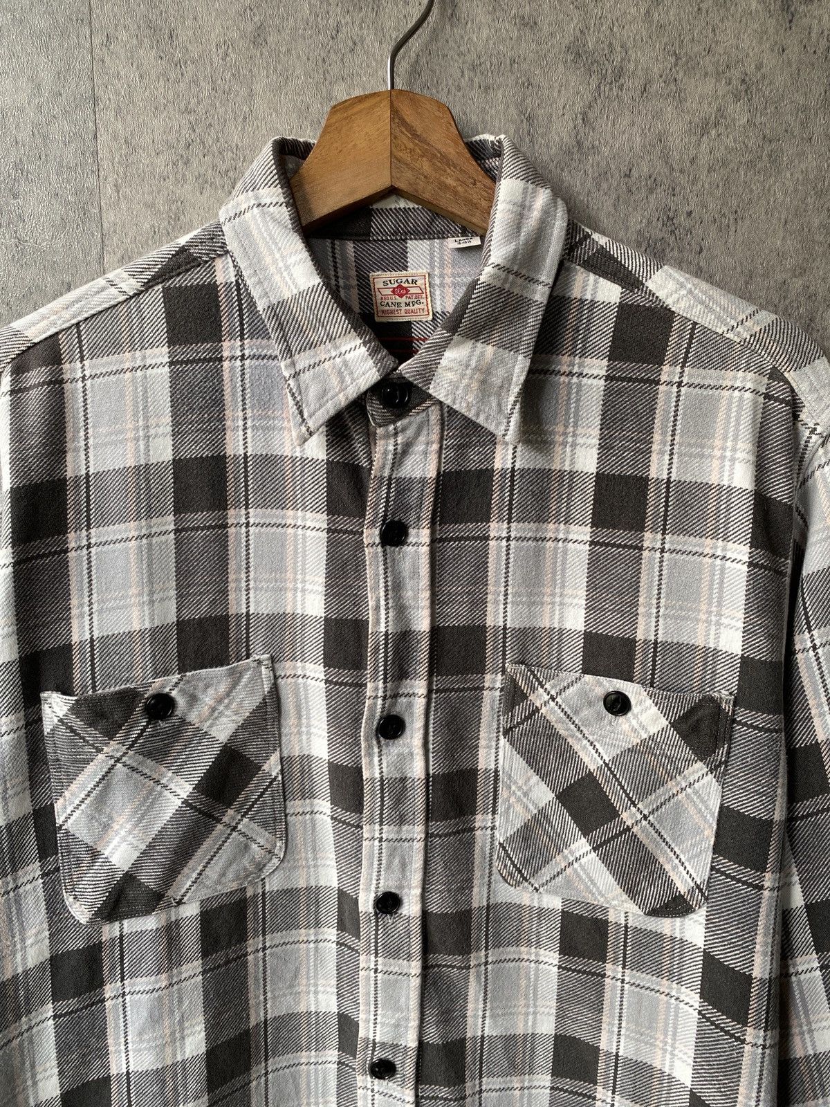 Sugar Cane Vintage Sugar Cane Japan Flannel Shirt Size US L / EU 52-54 / 3 - 4 Thumbnail