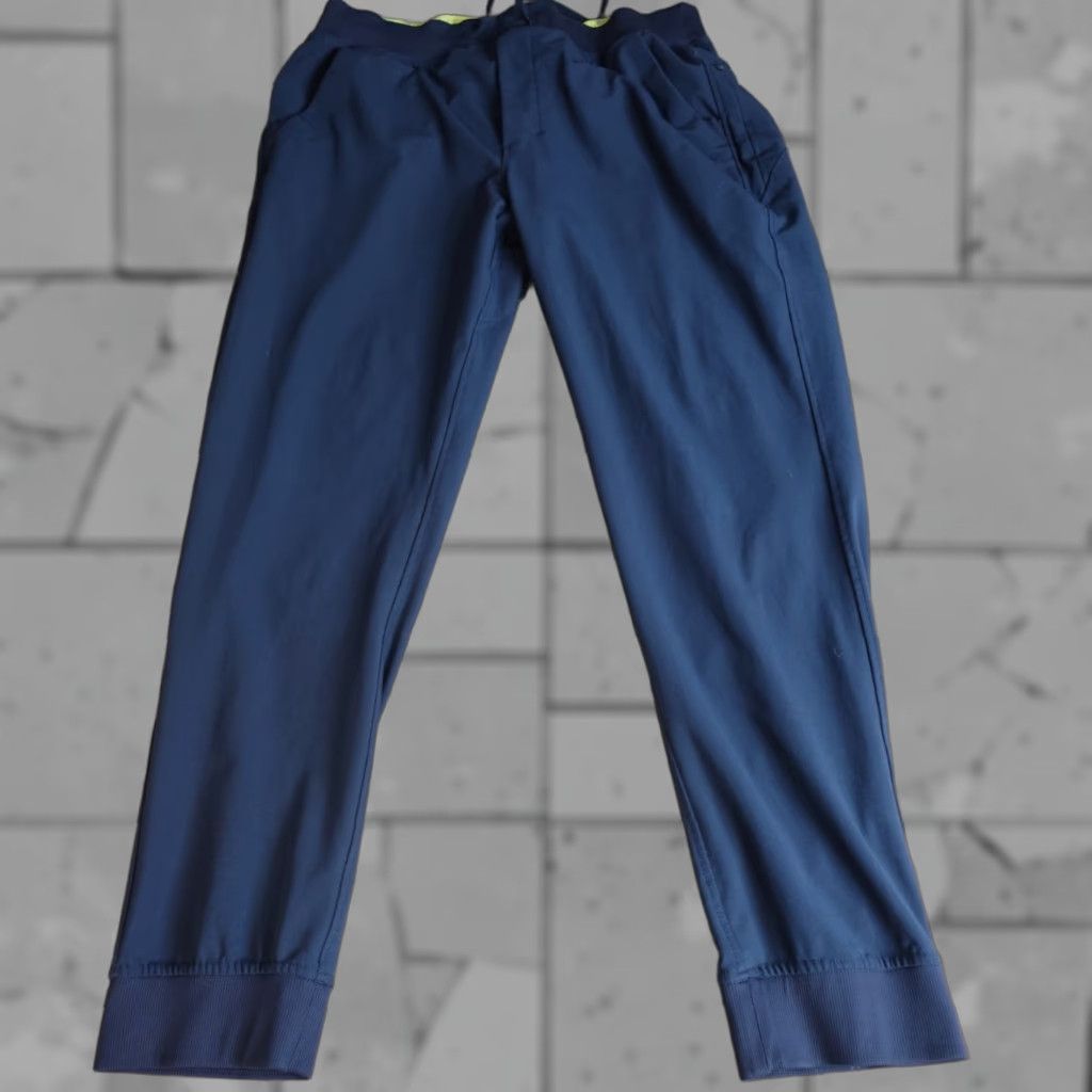 Birddogs Mens Pants XL Blue Joggers Drawstring Slim Fit Tapered Pockets Casual Lounge