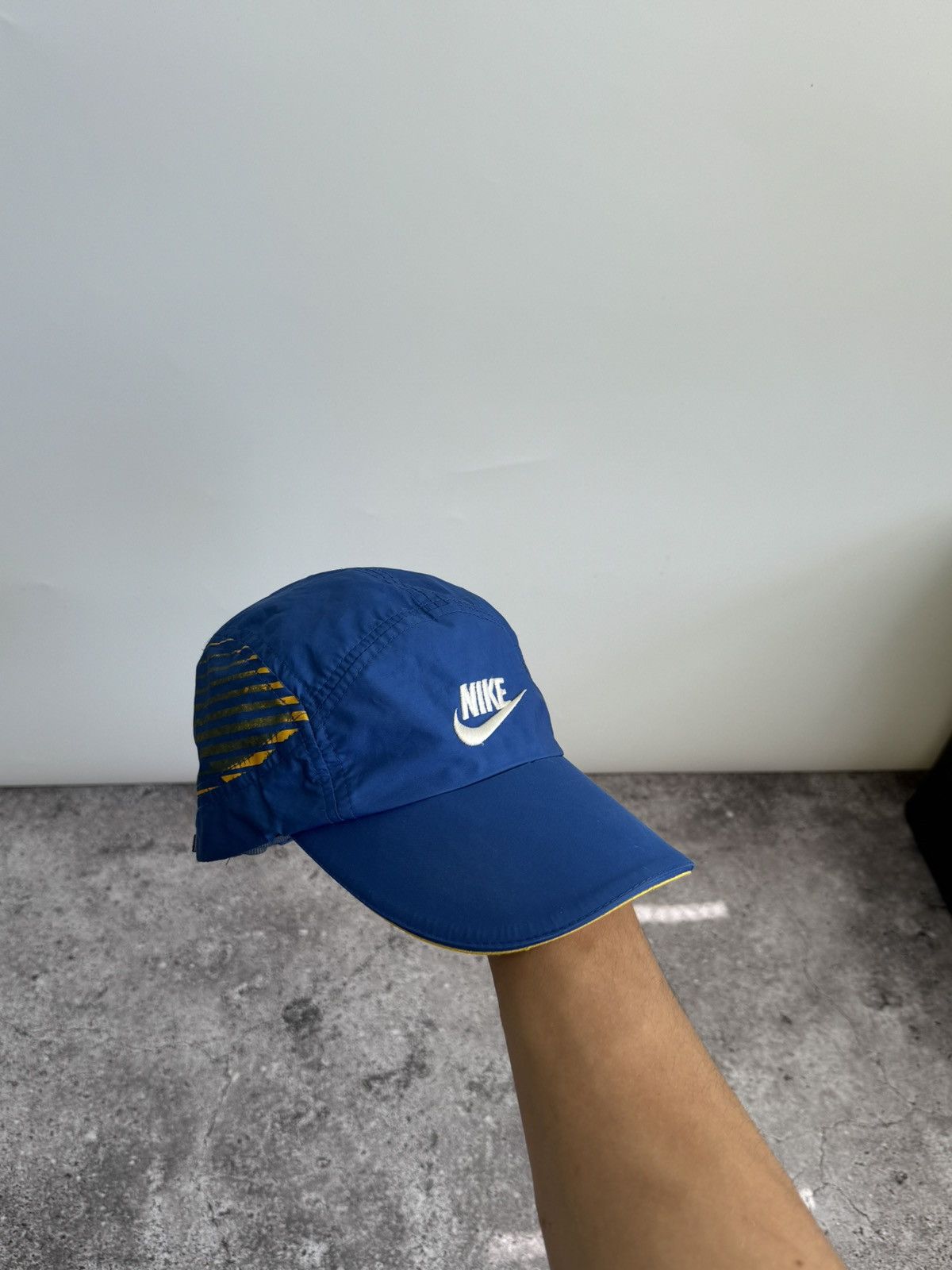 Nike × Vintage Vintage Nike Y2K nylon athletic cap TN Size ONE SIZE - 3 Thumbnail