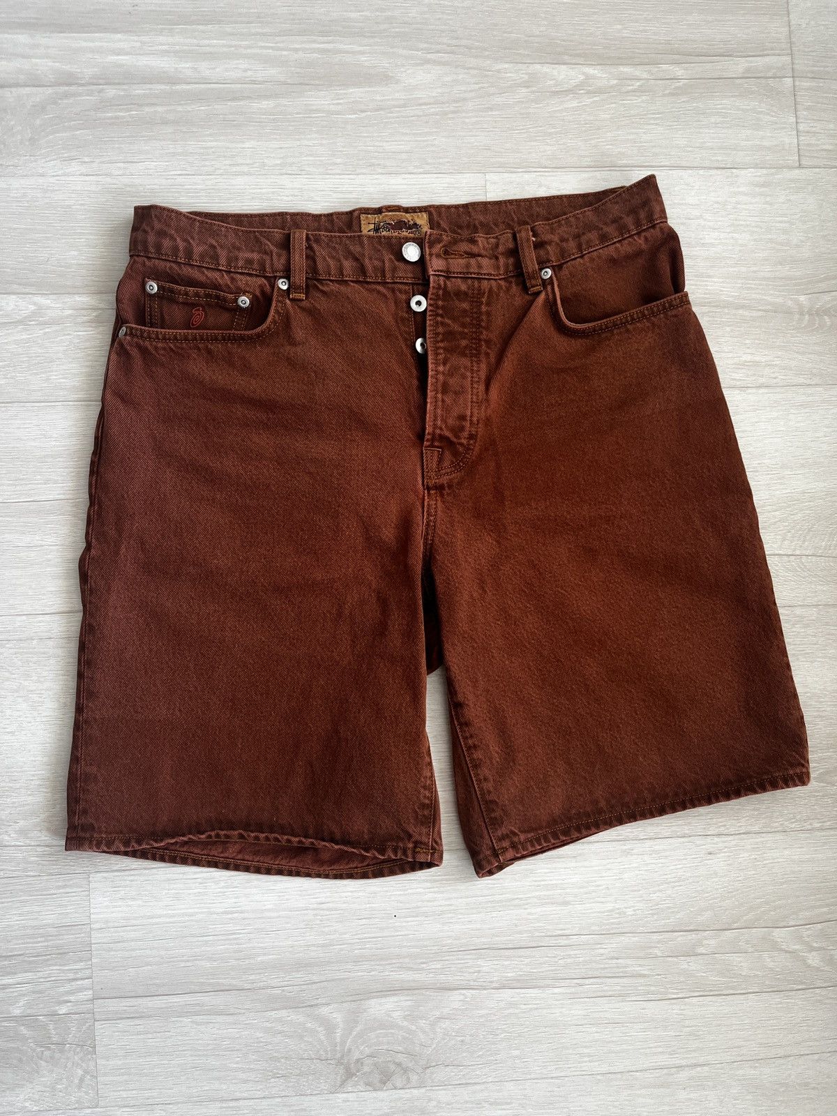 Stussy Stüssy Big Ol Clay Shorts Size US 32 / EU 48 - 2 Thumbnail