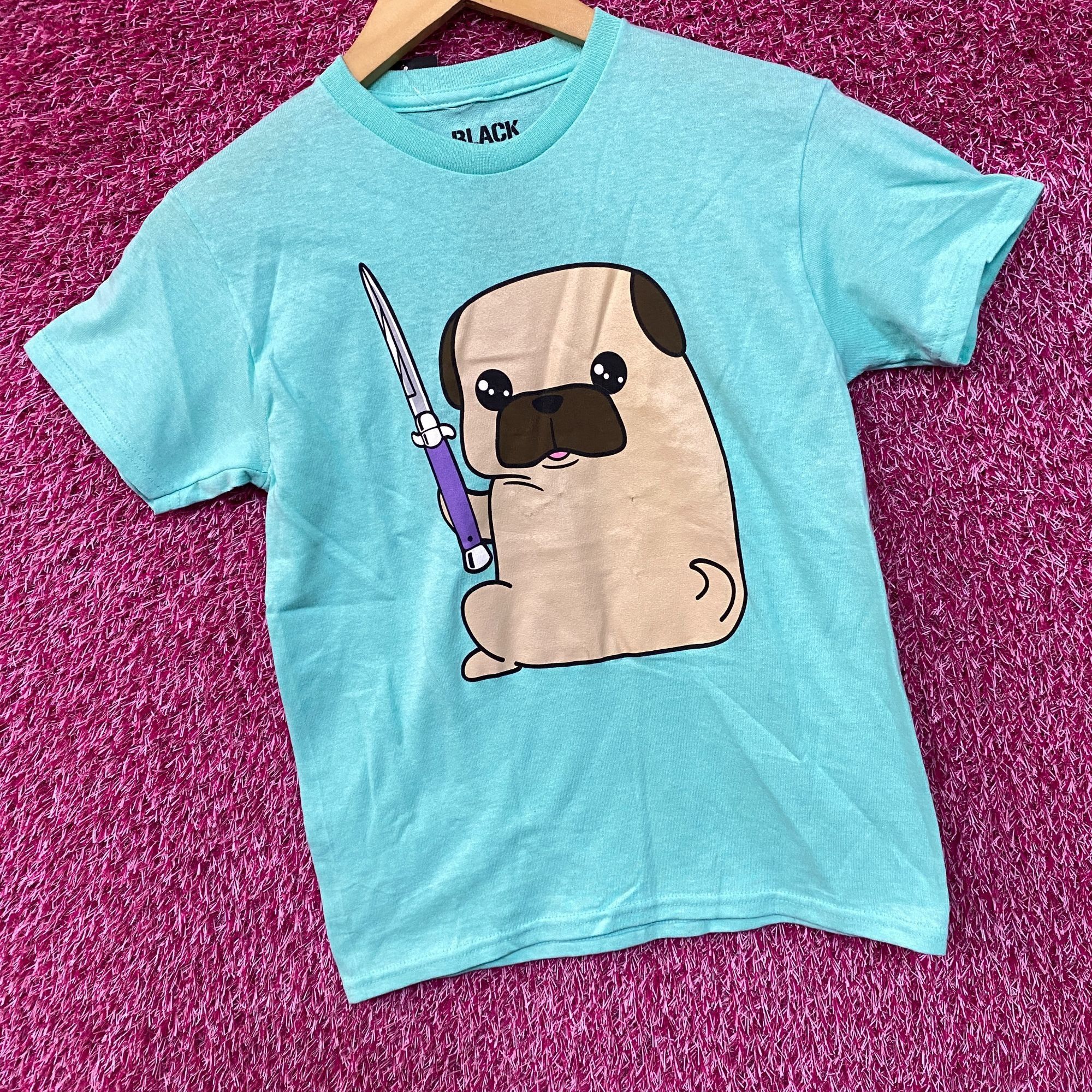 Other Doug the Thug Pug Butterfly Kawaii Pop Art T-Shirt Extra Sma Size US XS / EU 42 / 0 - 3 Thumbnail