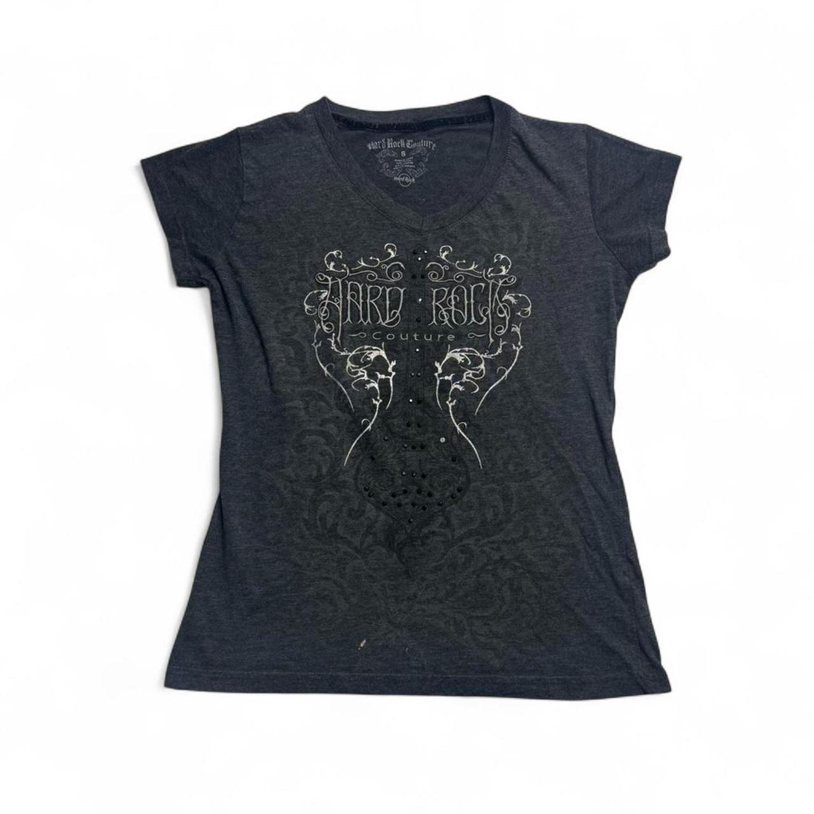 Hard Rock Cafe Hard Rock Cafe Couture gothic grunge 2000 Babytee Size small Size S / US 4 / IT 40 - 3 Thumbnail