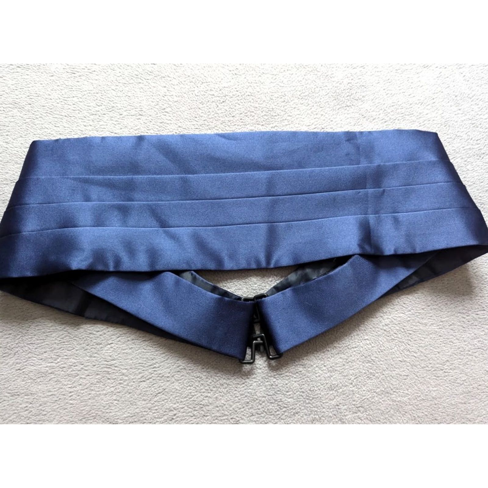 Vintage Moss Bros Cummerbund Blue Size ONE SIZE - 2 Thumbnail