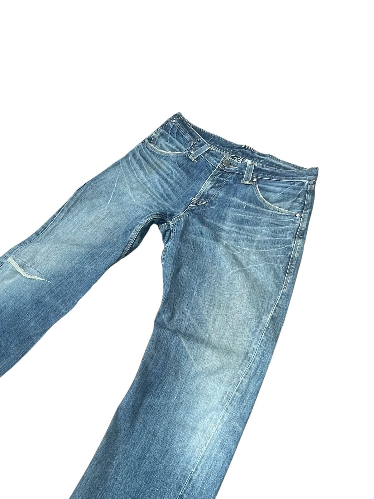 Levi's × Vintage Vintage Levis Engineered Distresed Denim Size US 33 - 2 Thumbnail