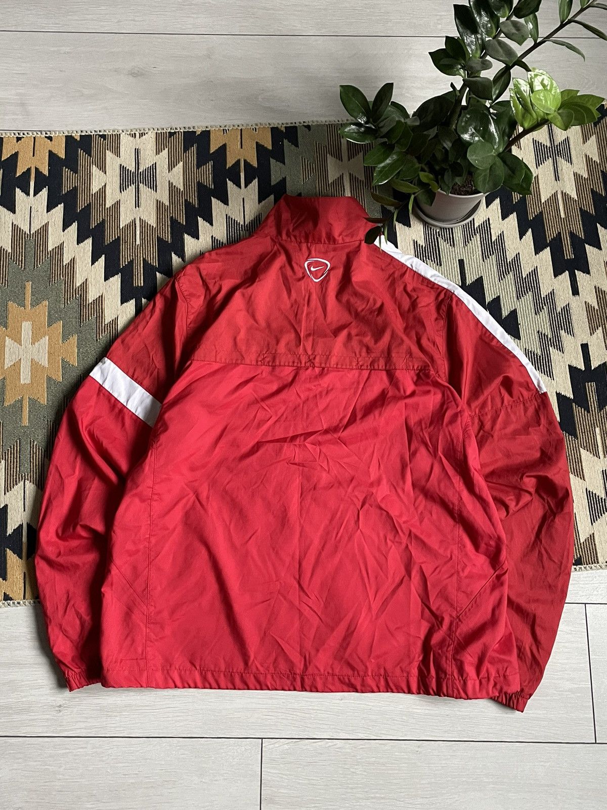 Nike × Vintage Nike Nylon Swoosh Track Jacket Size US XL / EU 56 / 4 - 2 Thumbnail
