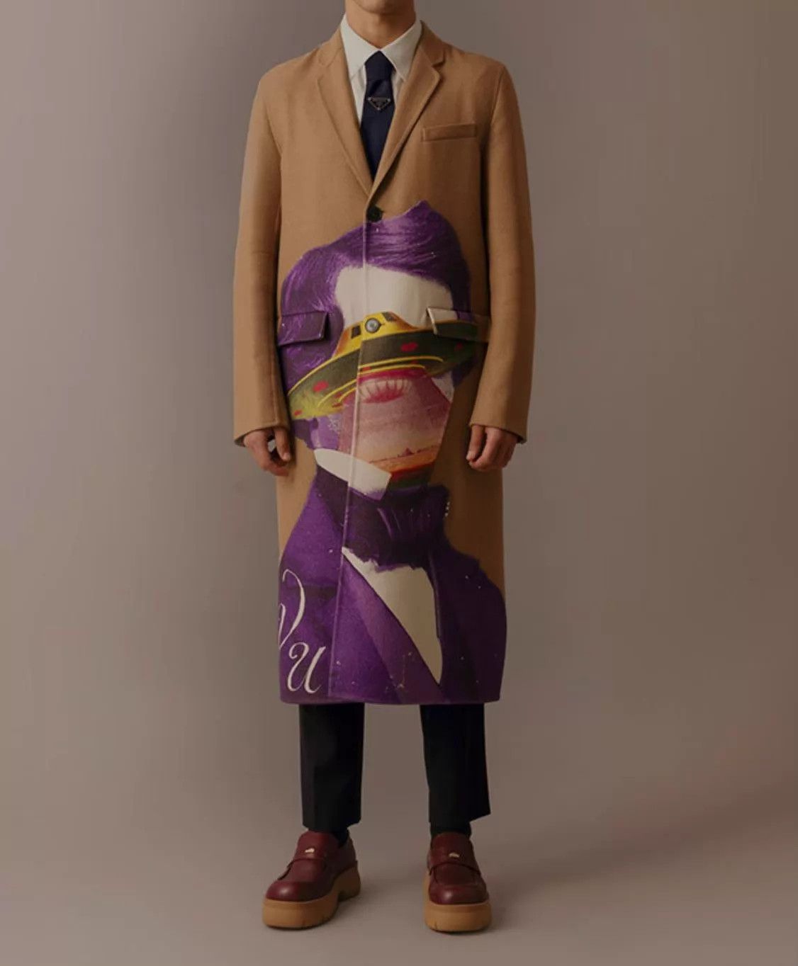 Valentino Valentino x Undercover Flying Saucer Portrait Cashmere Alpac Size US S / EU 44-46 / 1 - 4 Thumbnail