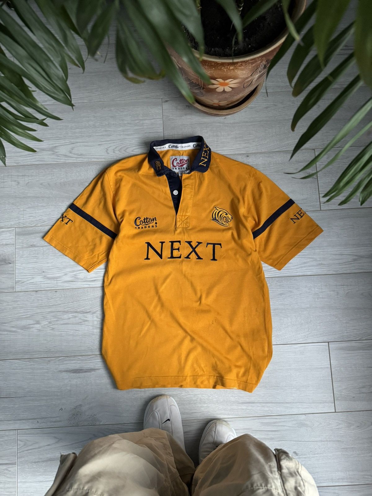 Cotton Traders × Vintage Leicester Tigers Rugby Away Shirt 1998 1999 Cotton Traders Size US S / EU 44-46 / 1 - 1 Thumbnail