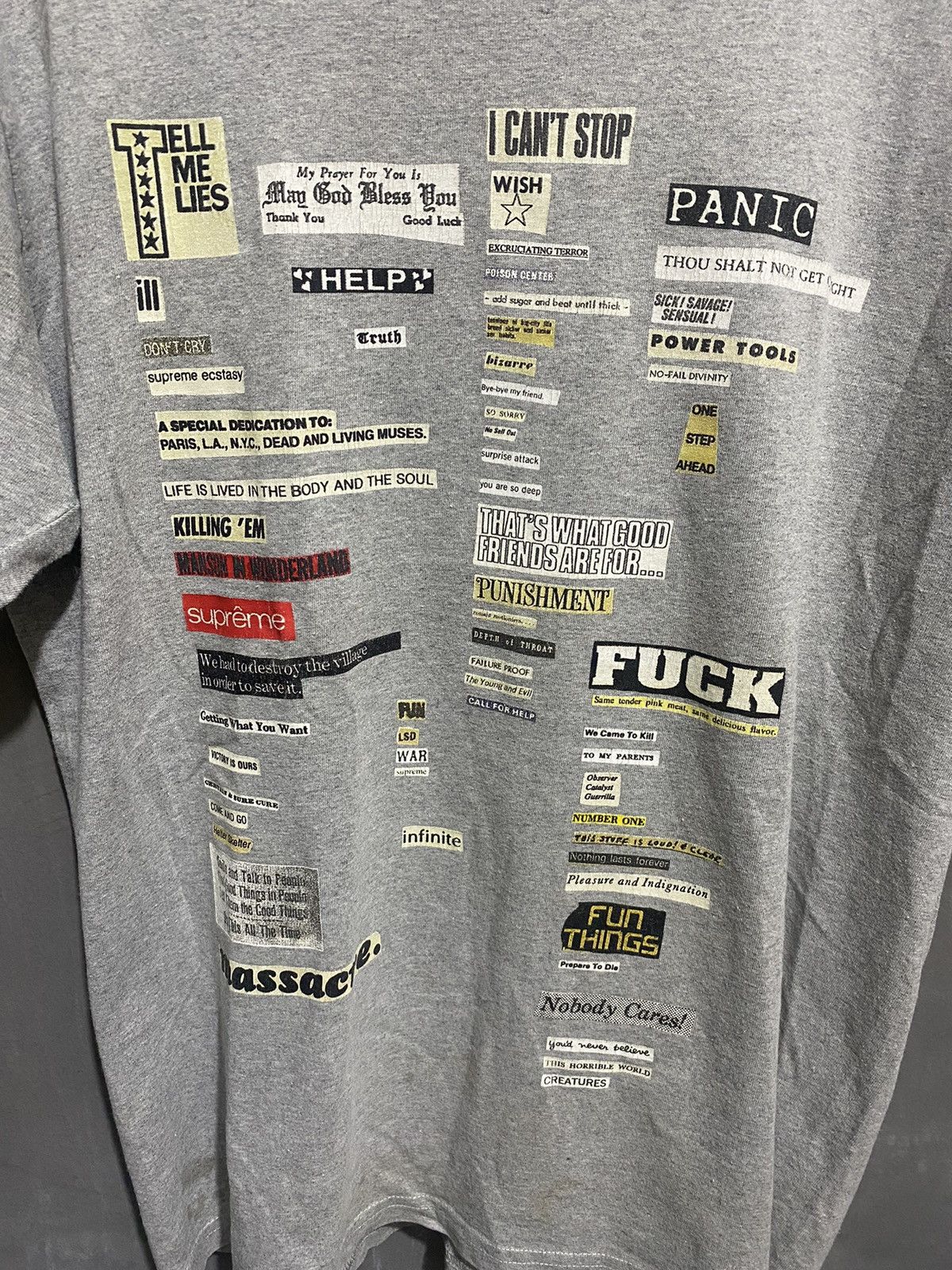 Supreme × Vintage Supreme t-shirt Size US M / EU 48-50 / 2 - 5 Thumbnail