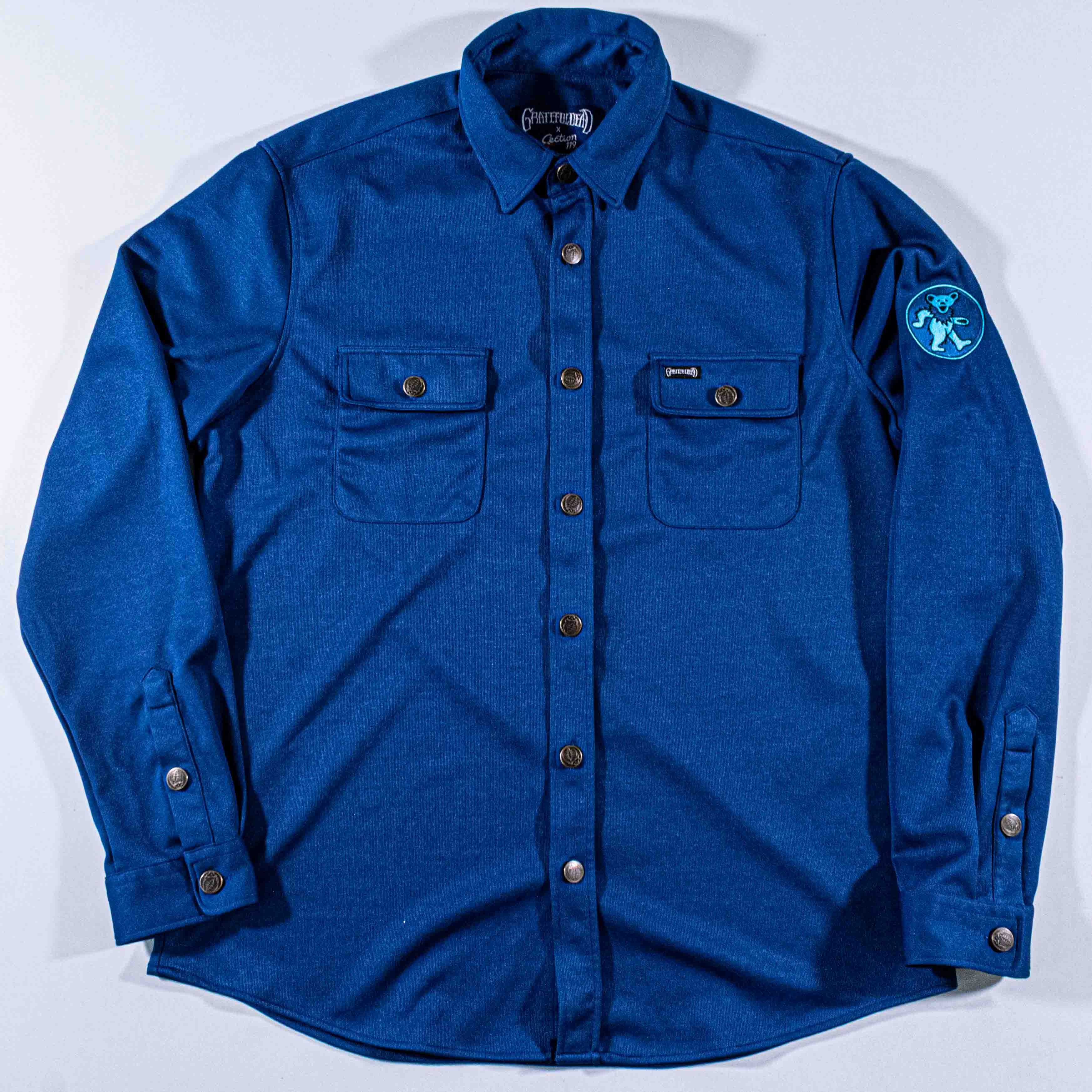 Grateful Dead Section 119 Grateful Dead Dancing Bear Button Down Shirt Size US XL / EU 56 / 4 - 1 Thumbnail