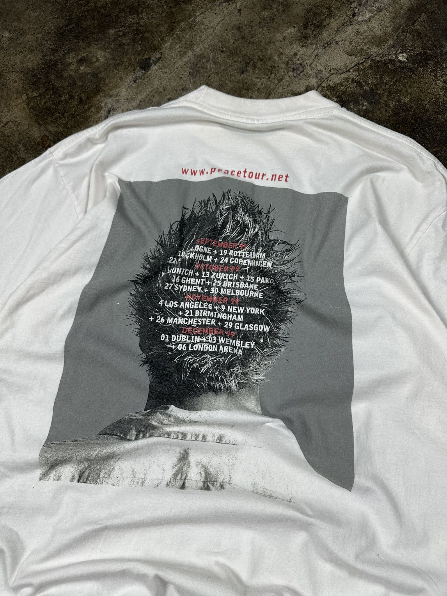 Band Tees 1999 Eurythmics Band Tour T-shirt Vintage 90s Size US XL / EU 56 / 4 - 3 Thumbnail