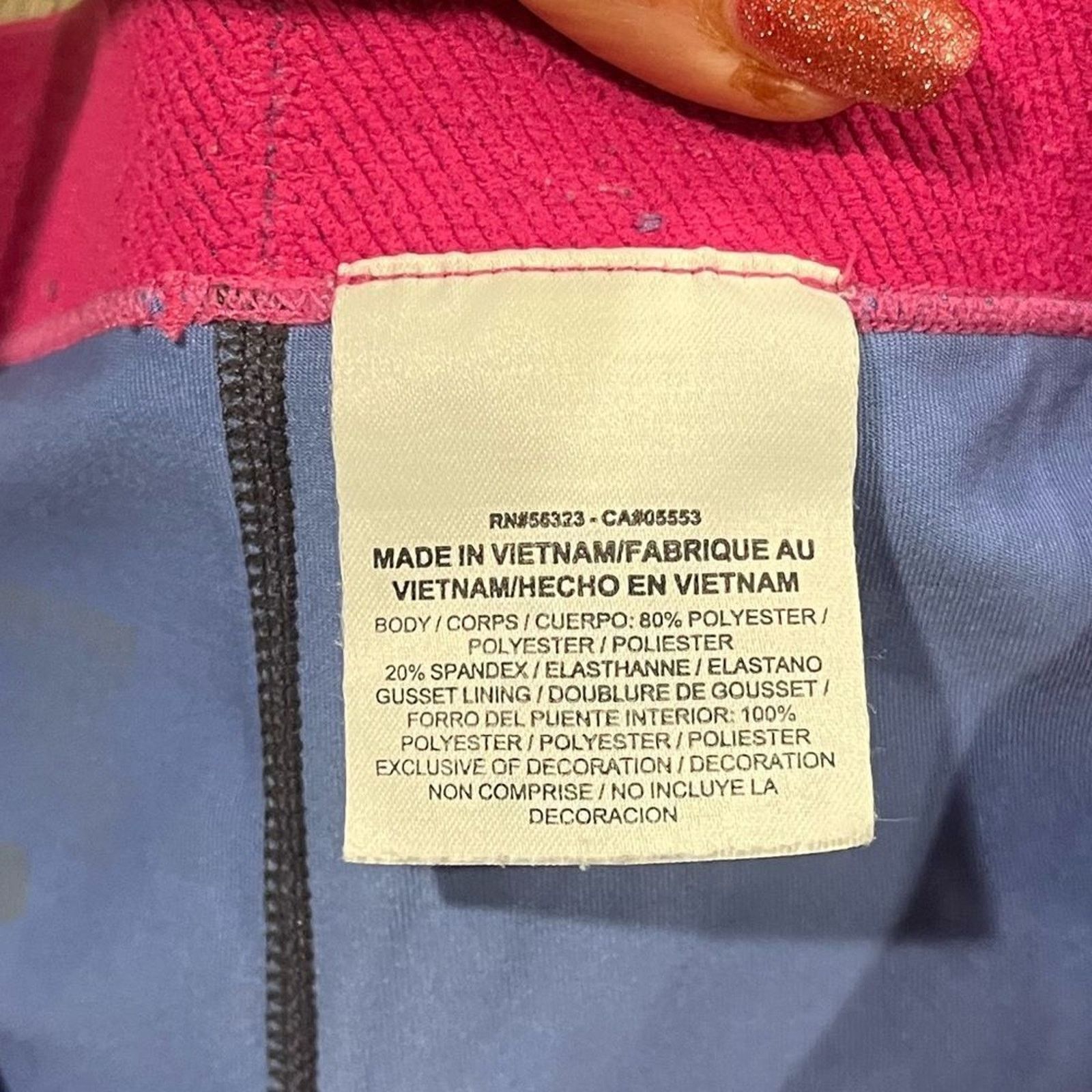 Nike Nike Pro Capri Leggings Elastic Pink Waist Geometric S Size 26" / US 2 / IT 38 - 3 Thumbnail