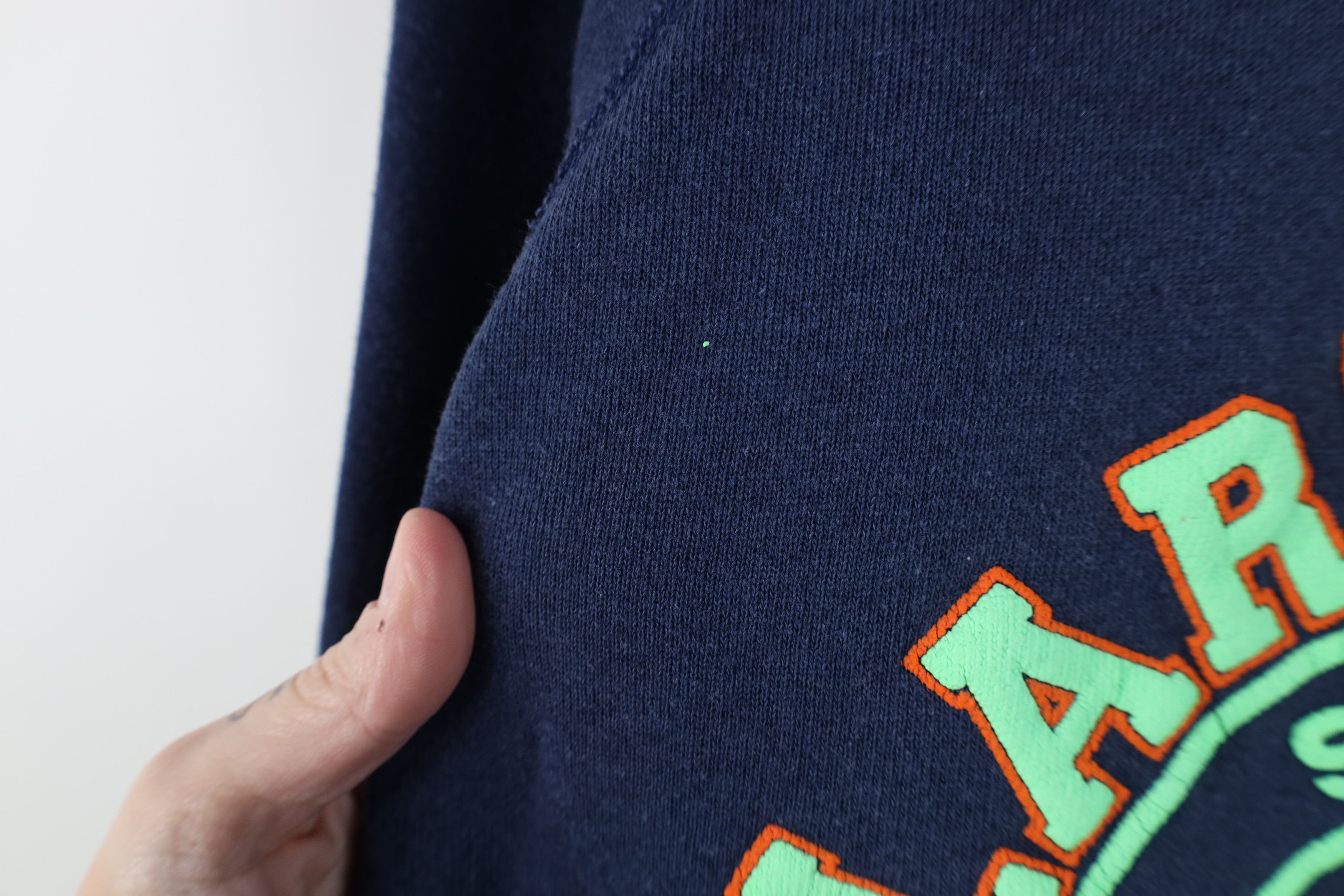 Vintage Vintage 80s Tech Ireland Crewneck Sweatshirt Blue USA Size XXL / US 16-18 / IT 52-54 - 5 Thumbnail