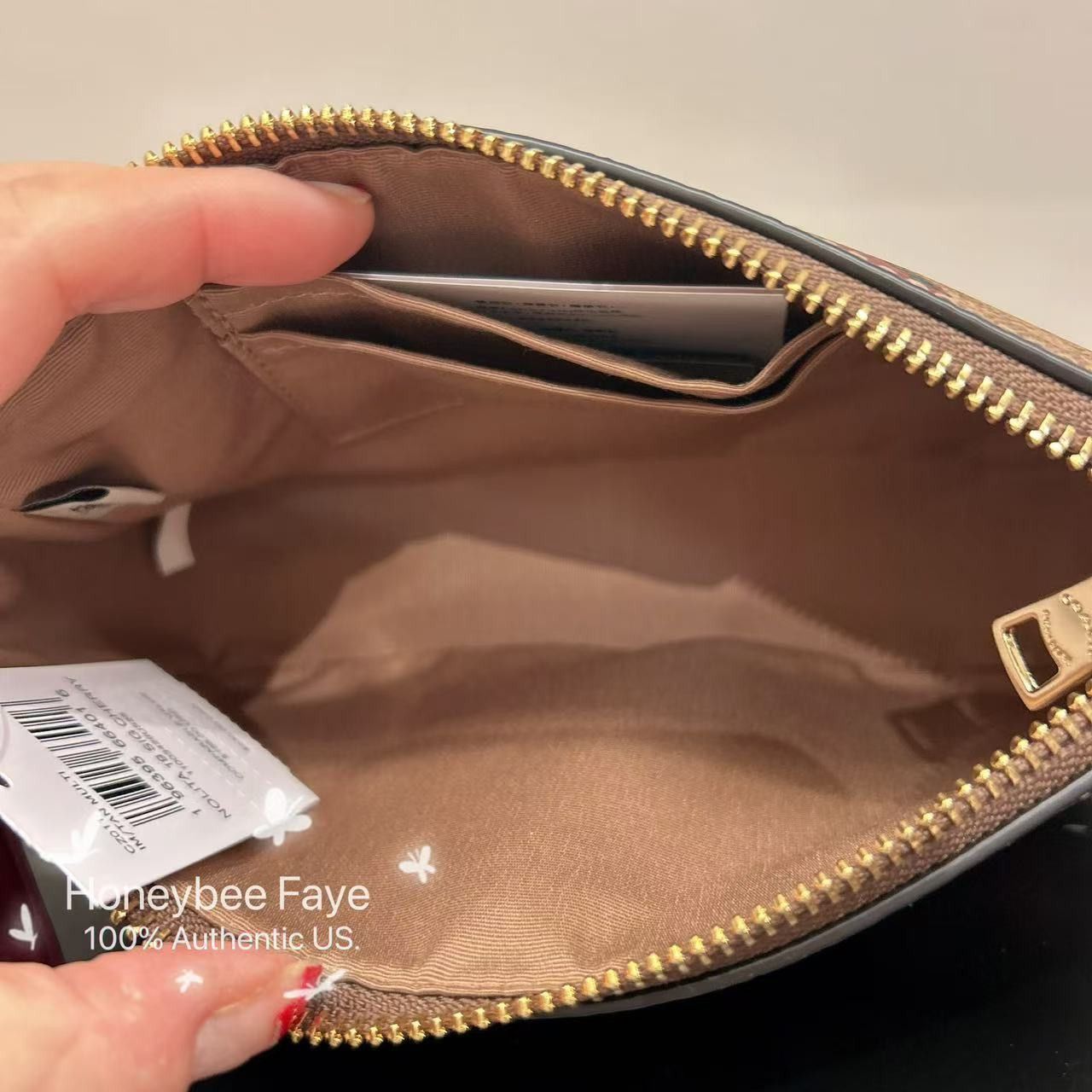 Coach 🍒 Nolita 19 In Signature Canvas With Cherry Print CZ011 Size ONE SIZE - 5 Thumbnail