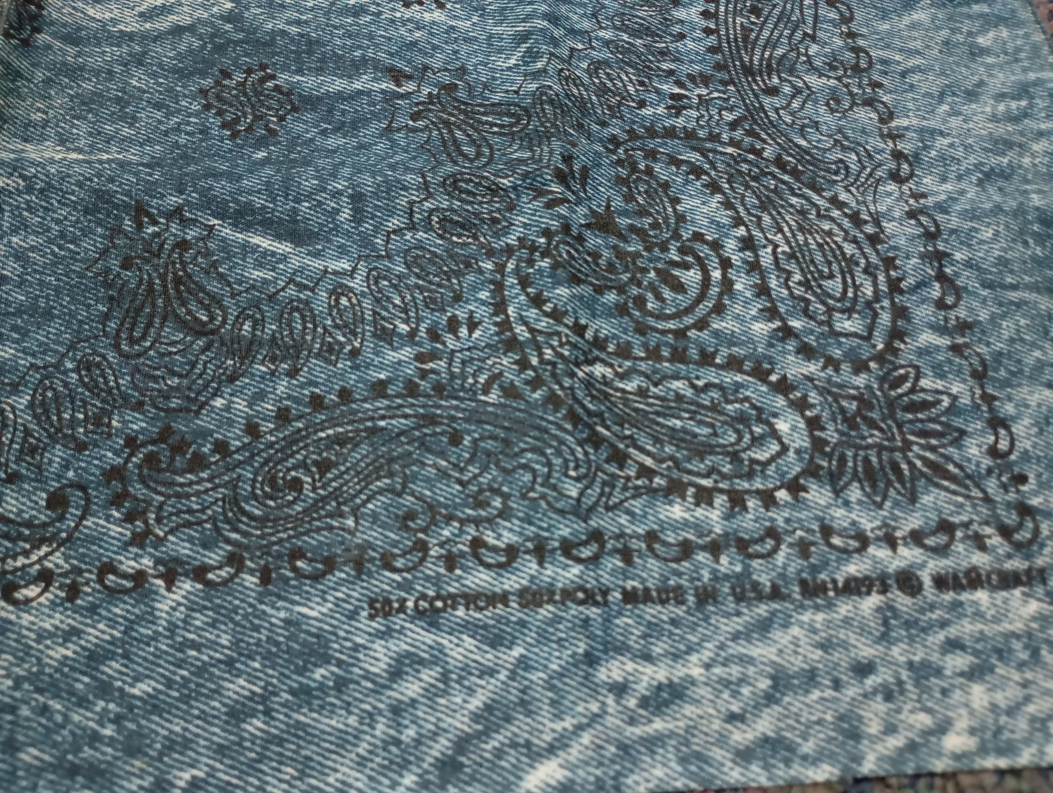 Vintage Vintage Paisley Bandana Made in USA Size ONE SIZE - 2 Thumbnail