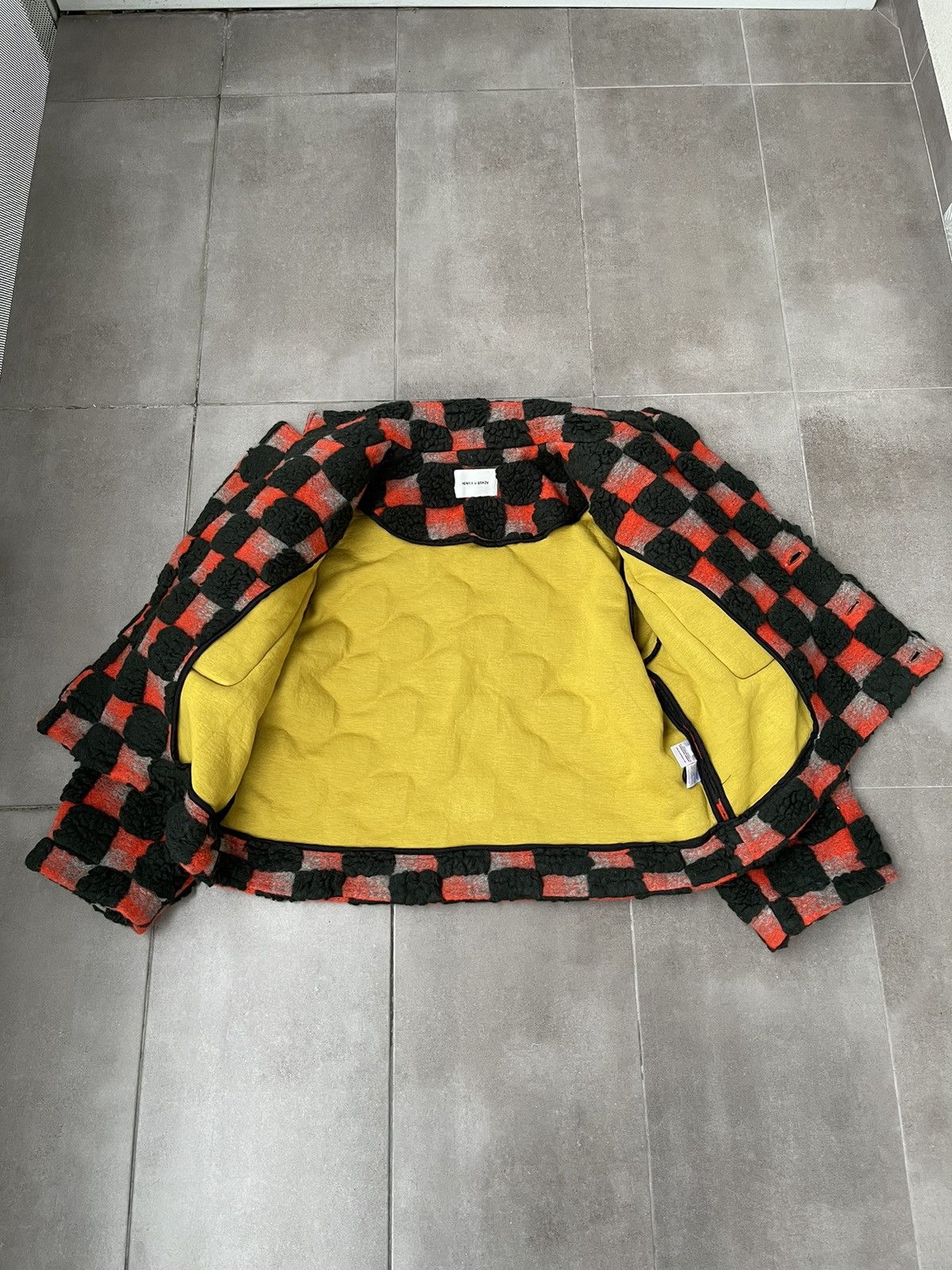 Henrik Vibskov !DS! AW23 Henrik Vibskov Big Bag Teddy Checks Jacket Size US L / EU 52-54 / 3 - 22 Thumbnail